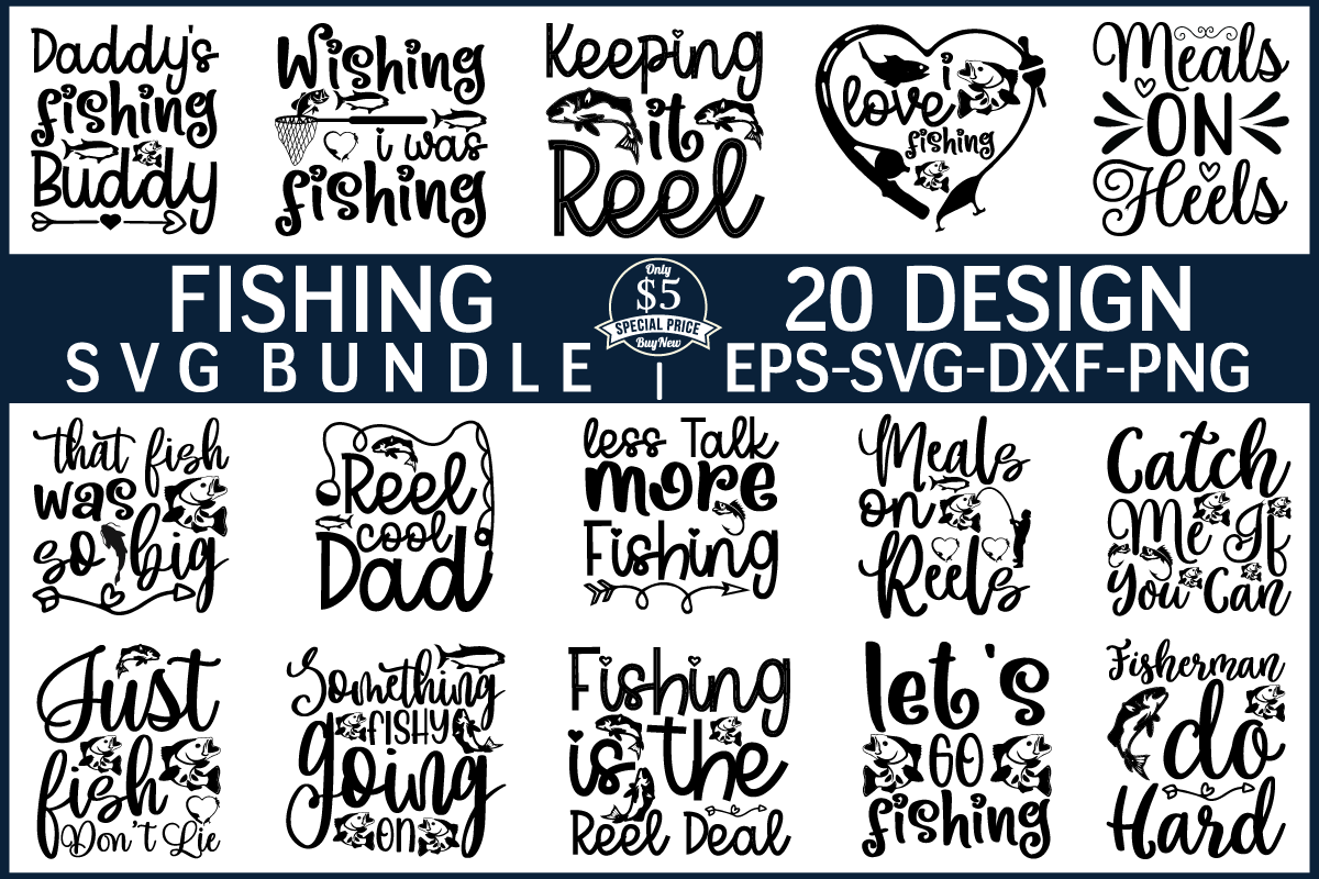 Download Fishing Svg Bundle Vol 5 By Bdb Graphics Thehungryjpeg Com