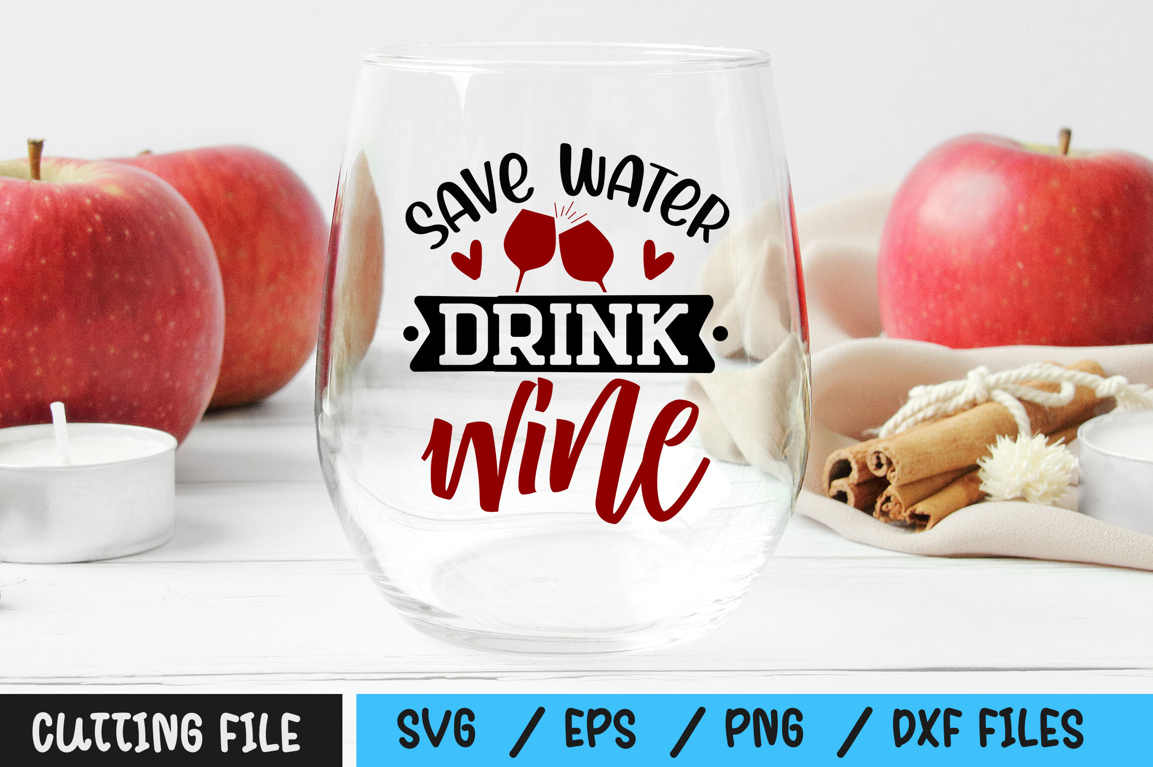 Free Save Water Drink Wine Svg