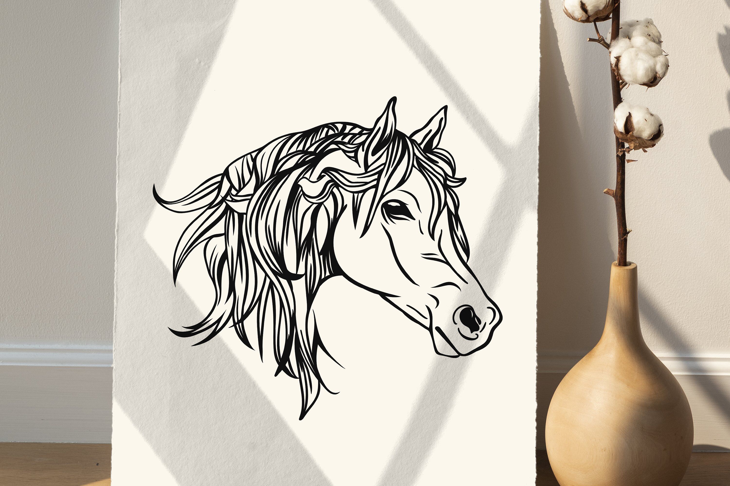 Free Free Horse Head Svg File