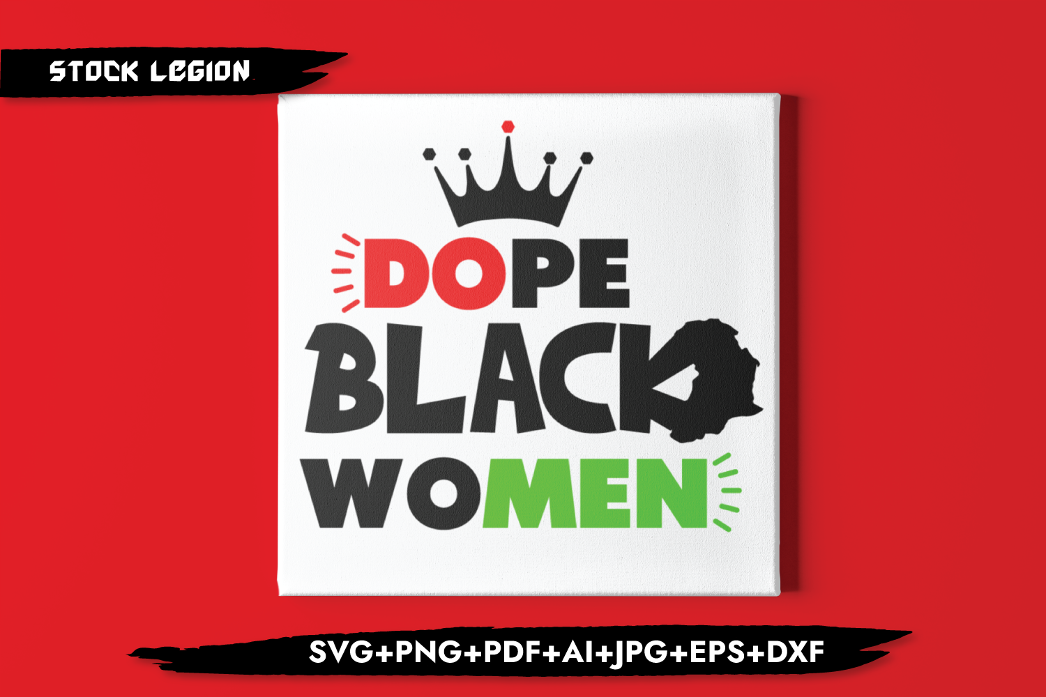 Download Dope Black Women Crown Svg By Stockvectorsvg Thehungryjpeg Com