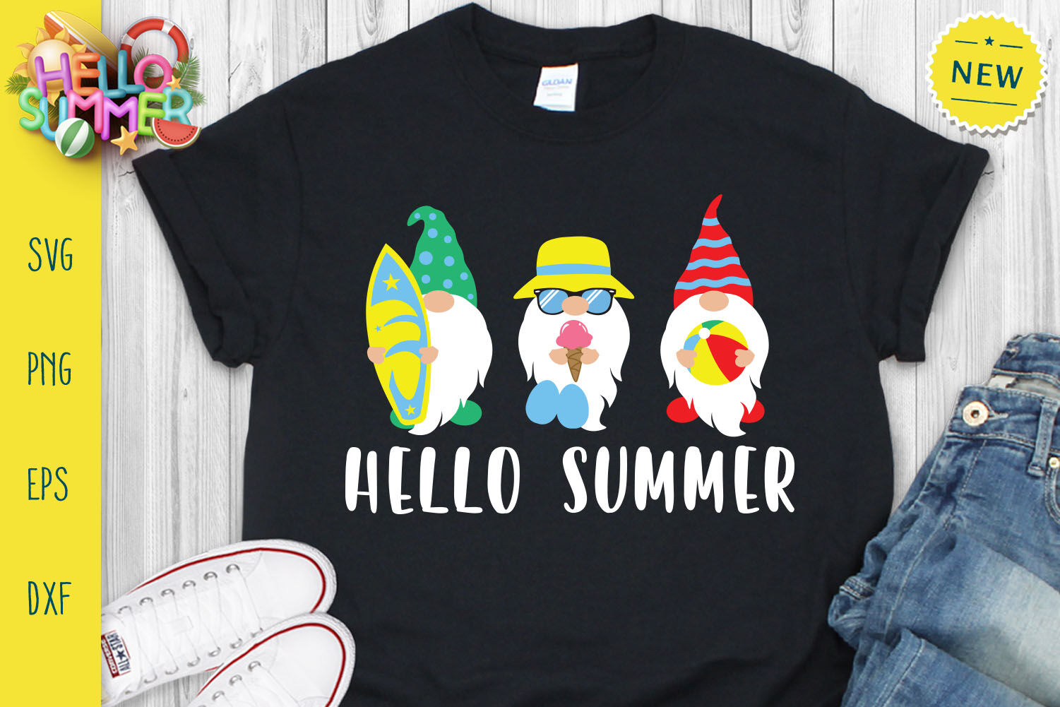 Download Summer Gnomes Bundle Summer Svg Gnomes Svg Summer Gnome Svg Hello By All About Svg Thehungryjpeg Com