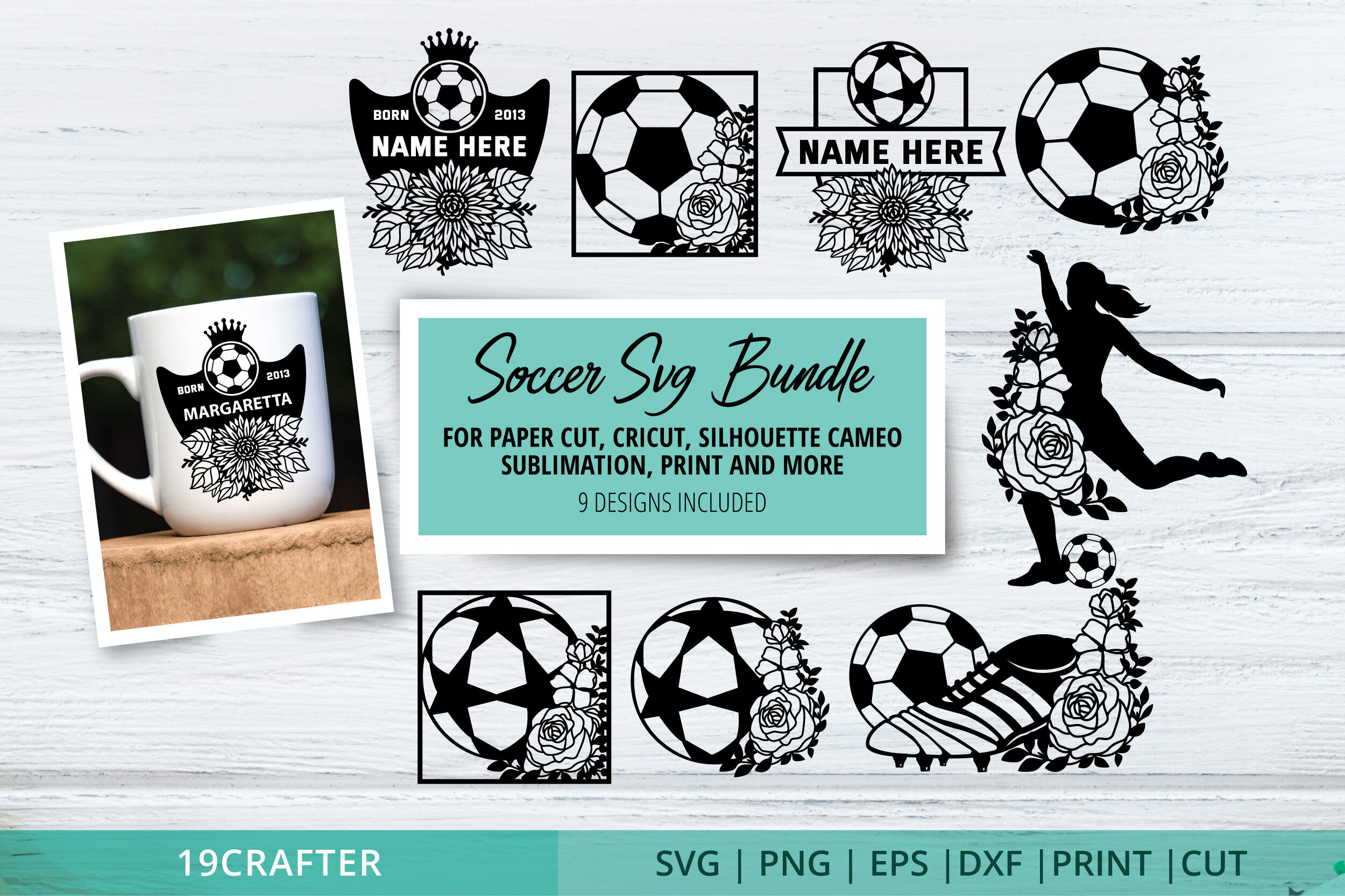 Download Soccer Svg File Bundle For Paper Cut And Sublimation By Greatype19 Thehungryjpeg Com