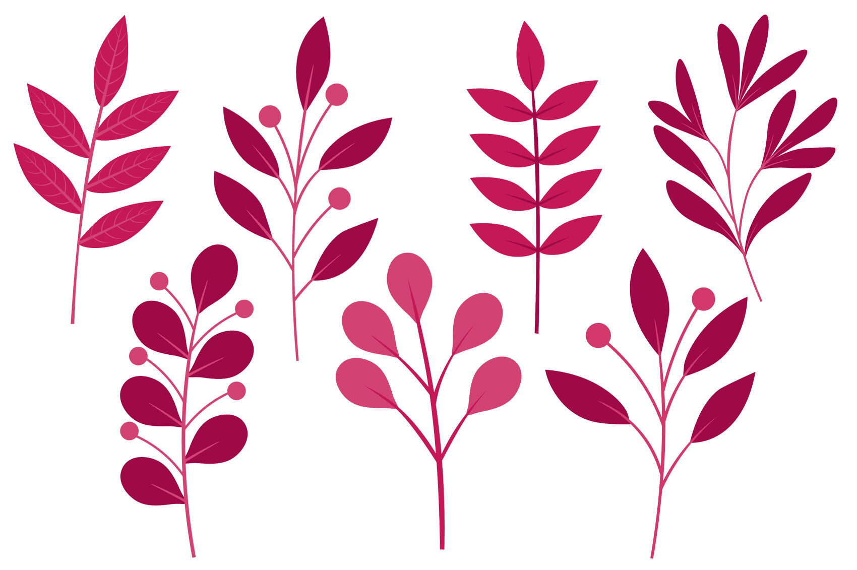 Free Free 243 Silhouette Flower Leaves Svg SVG PNG EPS DXF File