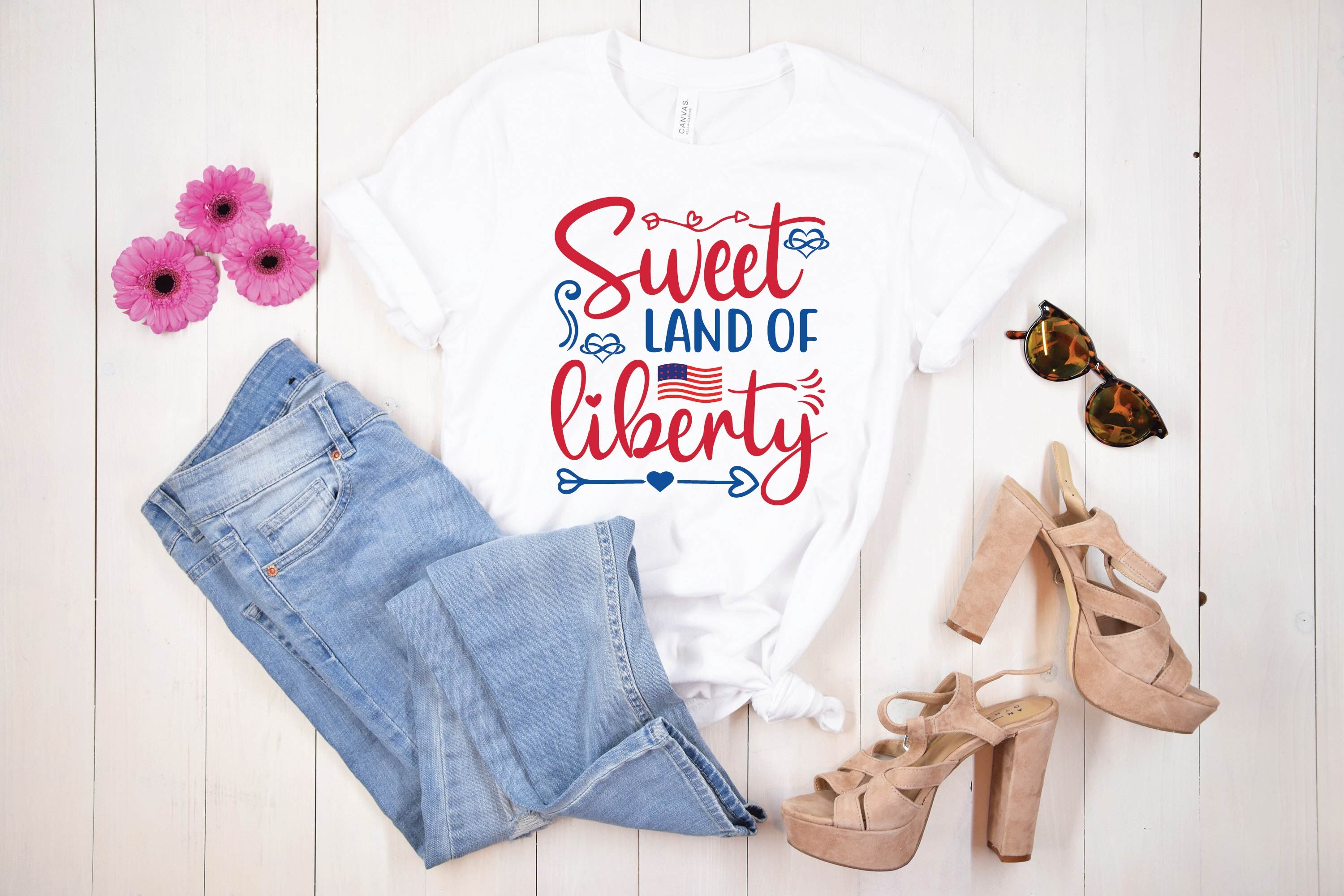 Download Sweet Land Of Liberty Svg Design By Bdb Graphics Thehungryjpeg Com