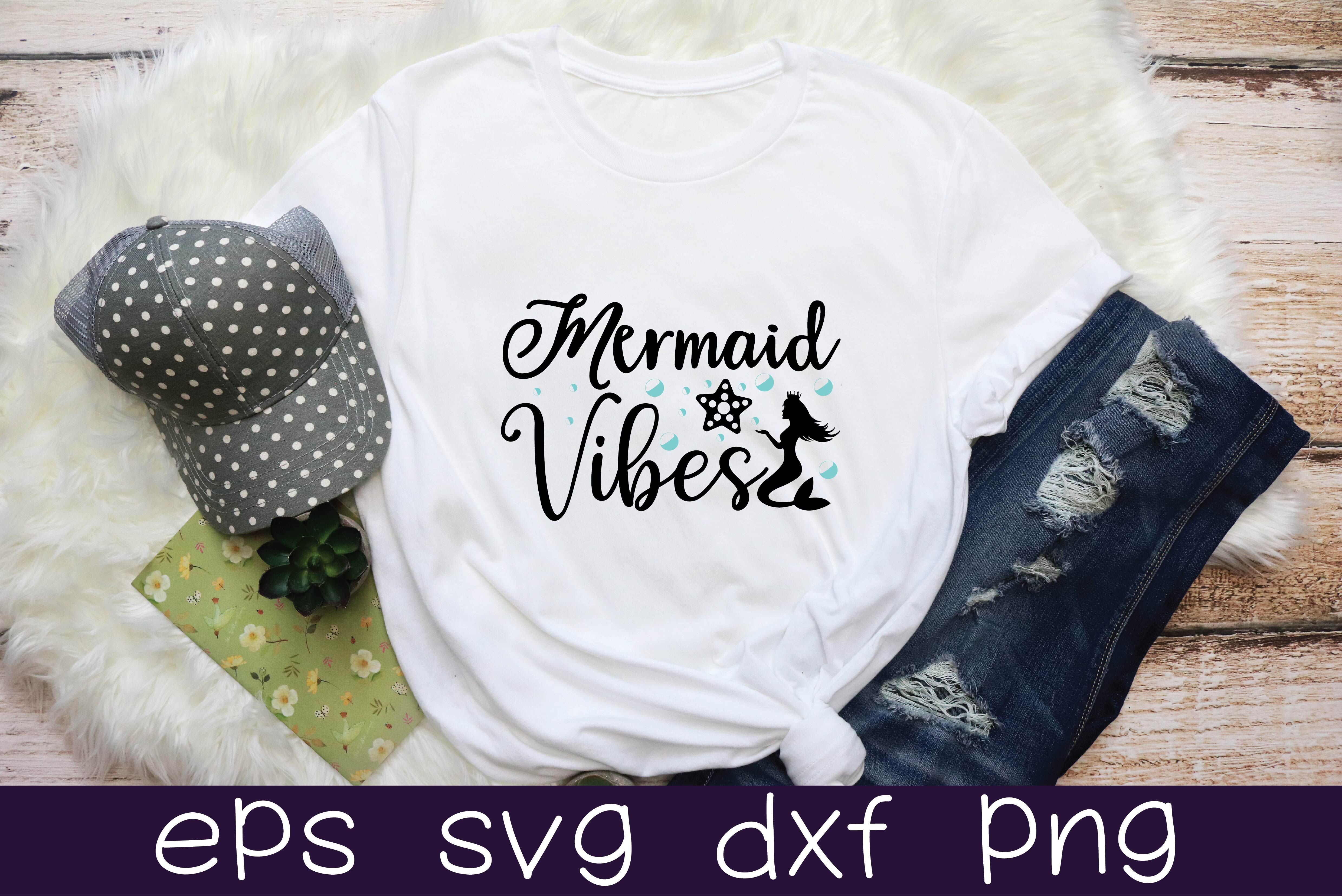 Download Mermaid Vibes Svg Design By Bdb Graphics Thehungryjpeg Com