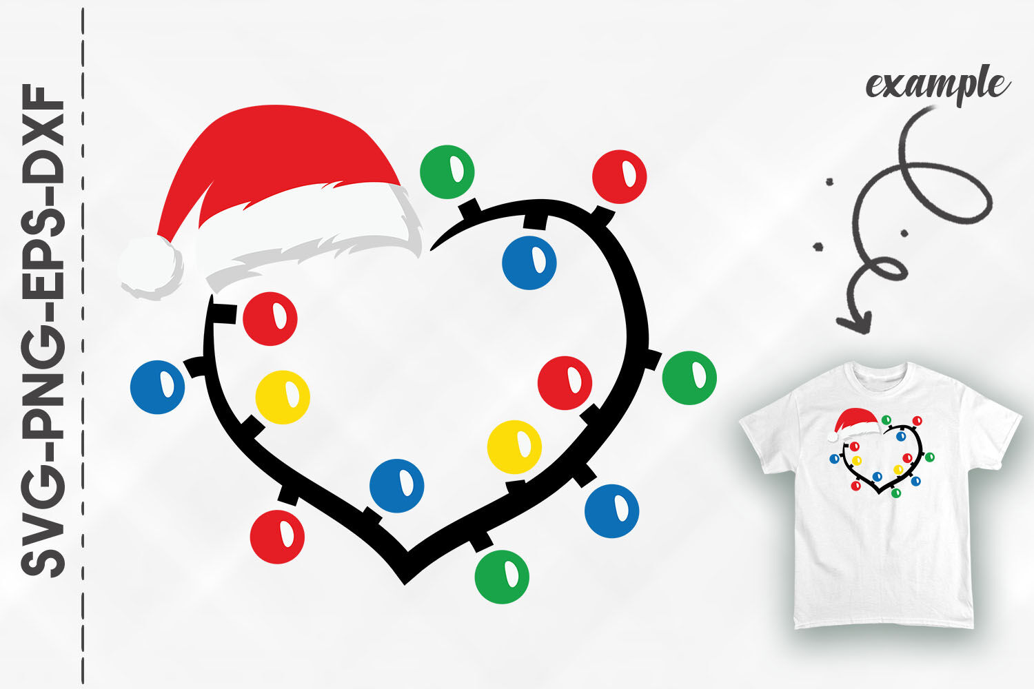 santa mail, christmas - free svg file for members - SVG Heart