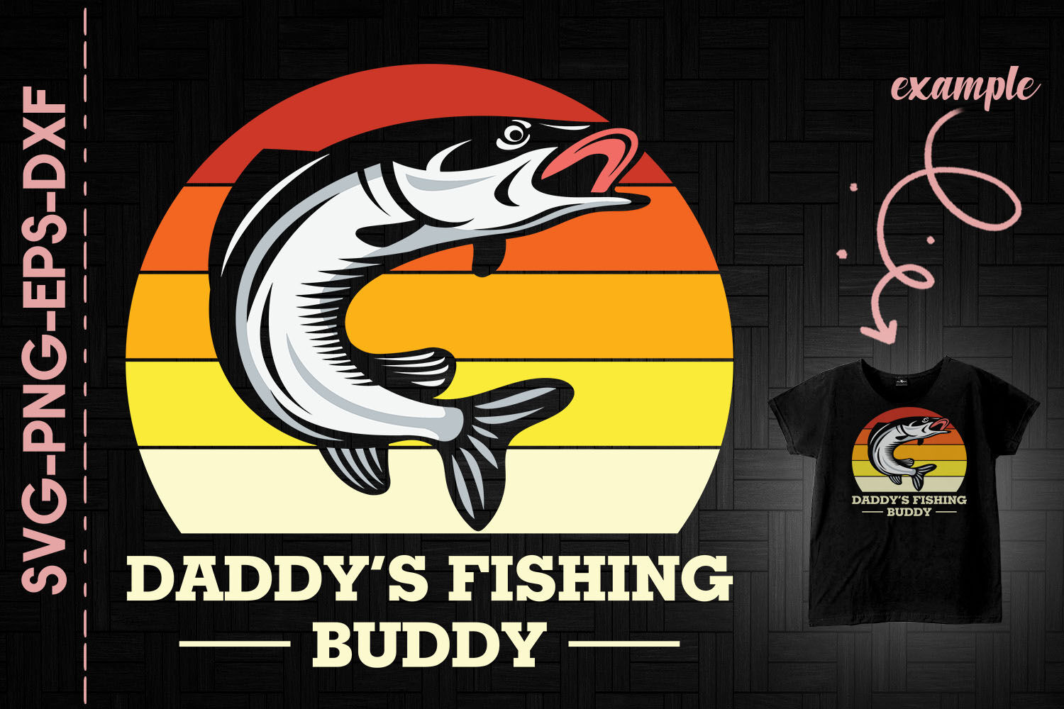 Daddy's Fishing Buddy Father's Day Gift By Utenbaw