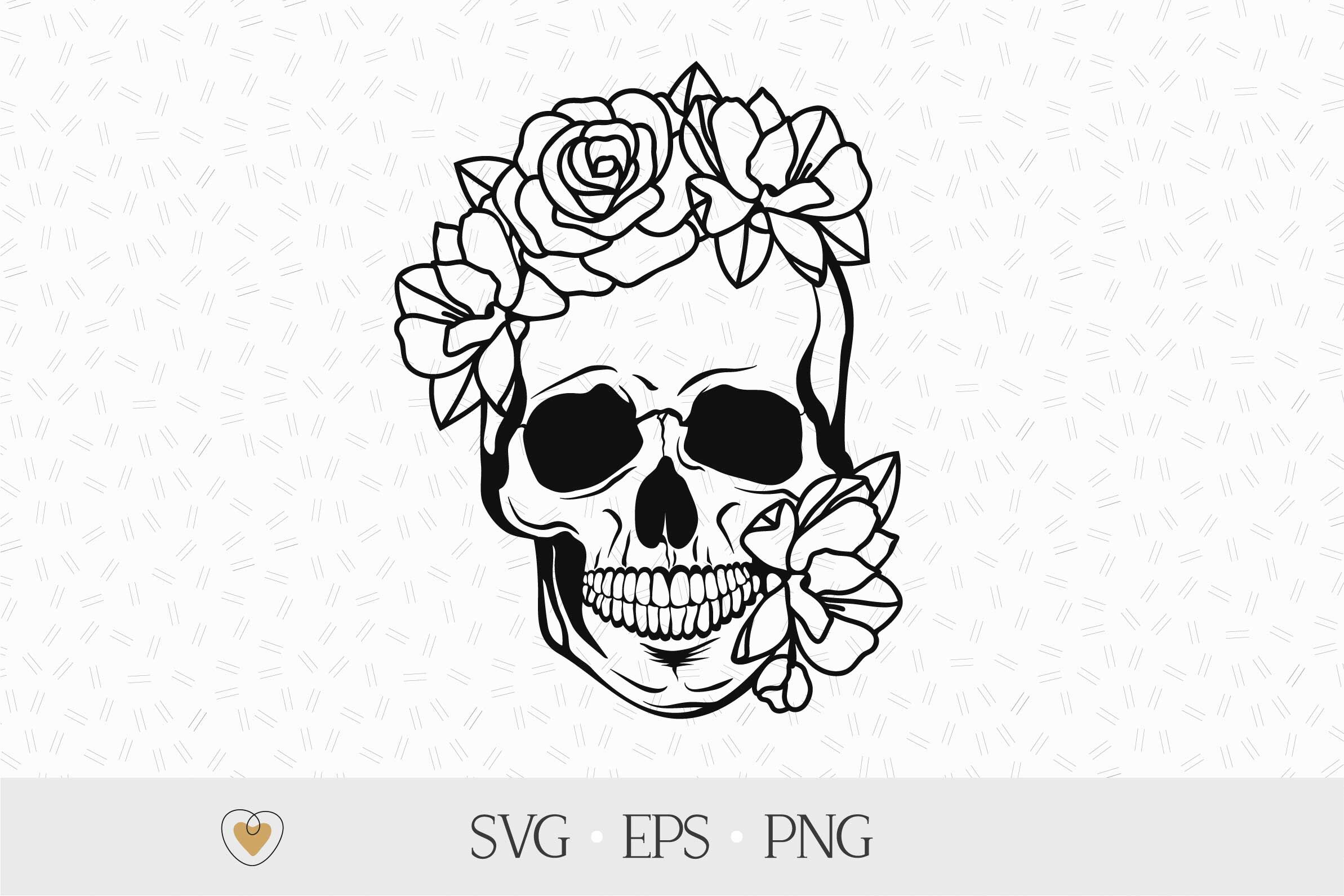 Free Free 56 Flower Skull Svg Free SVG PNG EPS DXF File