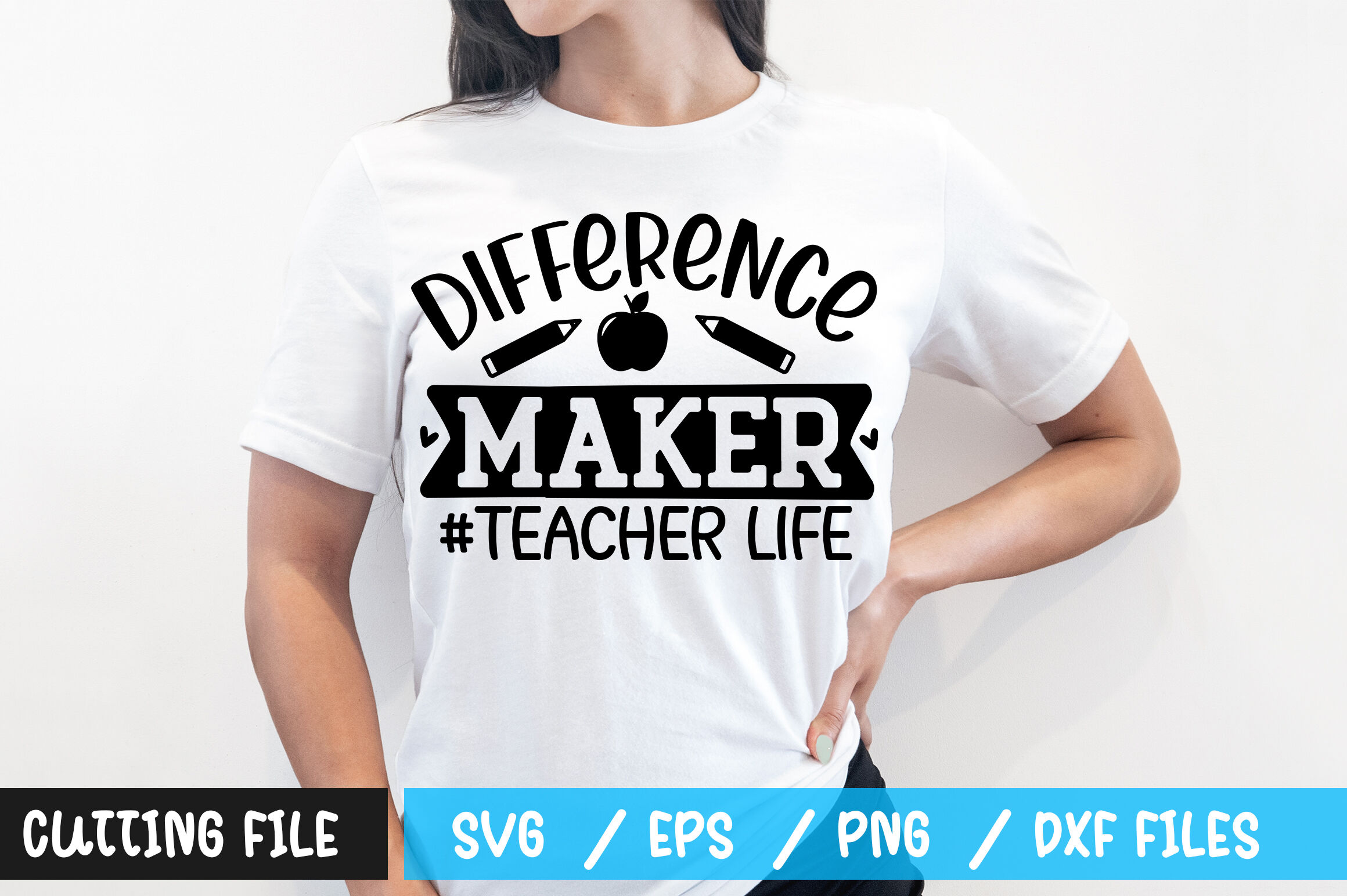 Download Difference Maker Teacher Life Svg By Designavo Thehungryjpeg Com