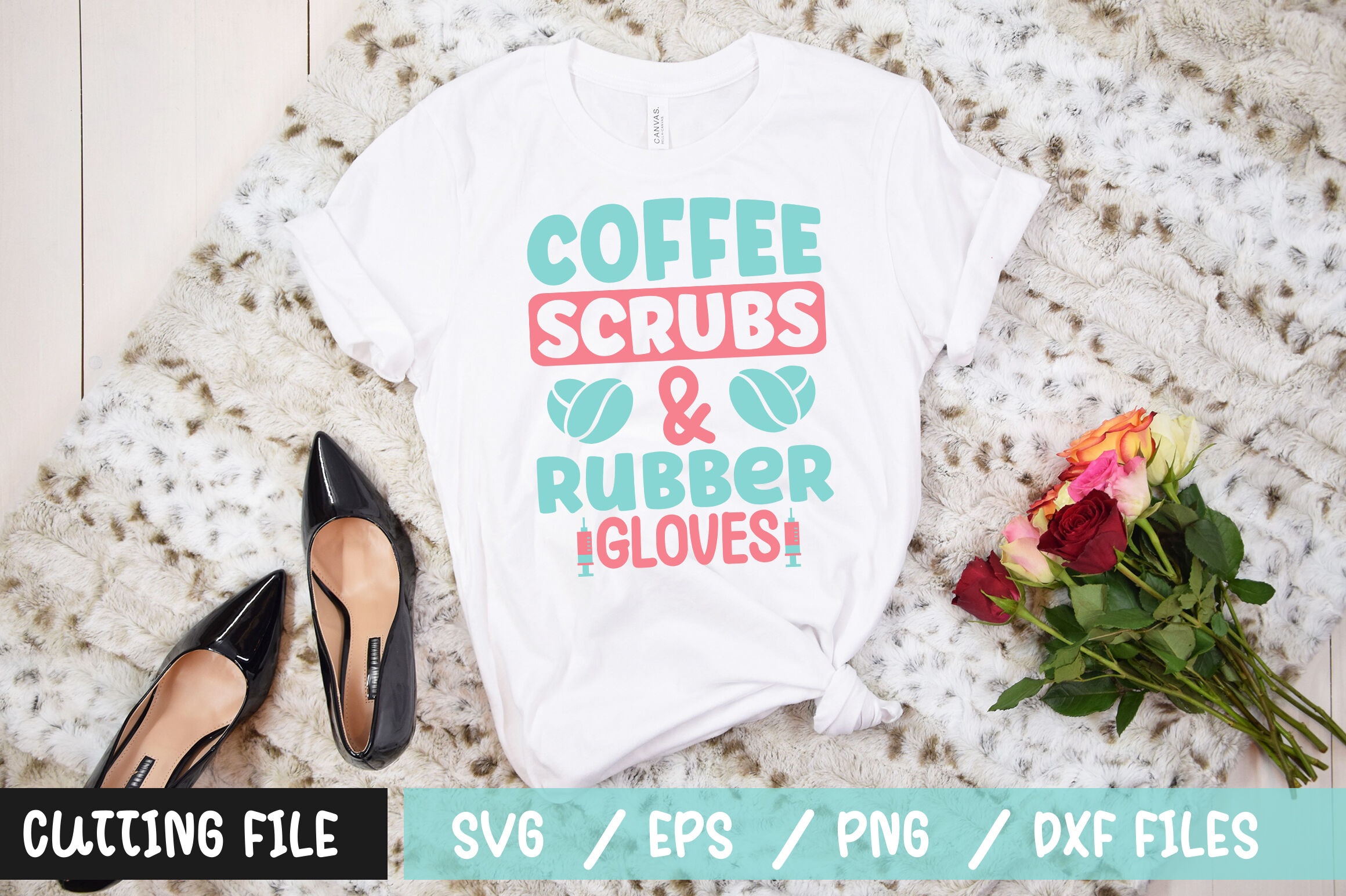 Download Coffee Scrubs And Rubber Gloves Svg By Designavo Thehungryjpeg Com
