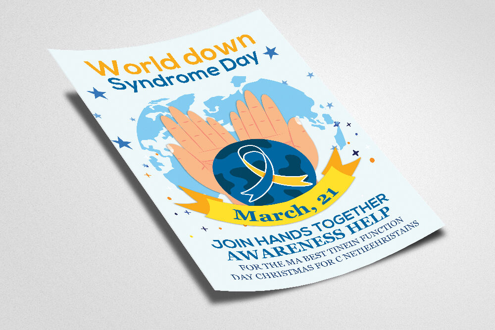World Down Syndrome Day Flyer By Designhub TheHungryJPEG