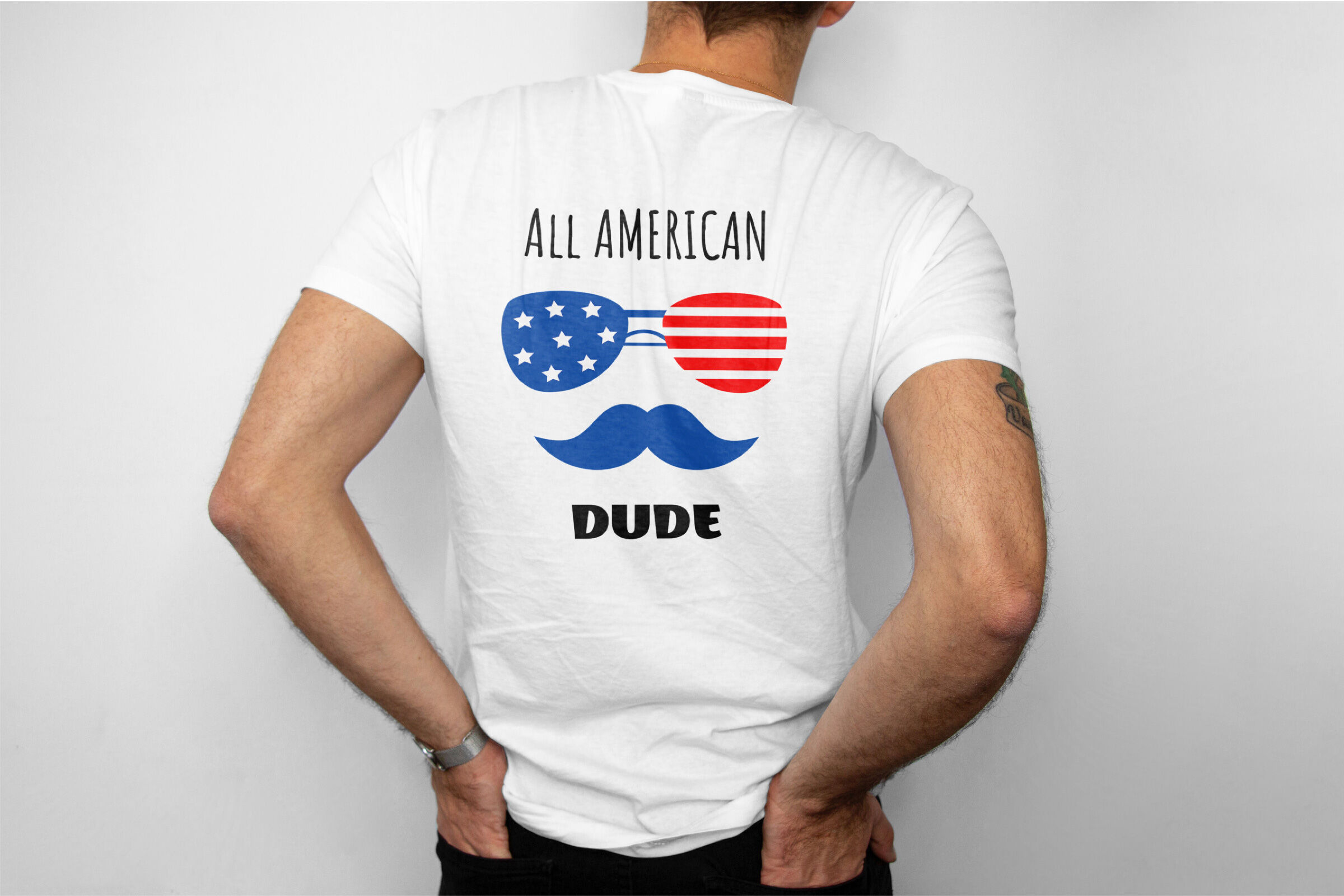 Download America Quotes Svg Patriotic Quotes Svg All American Dude By Olyate Thehungryjpeg Com