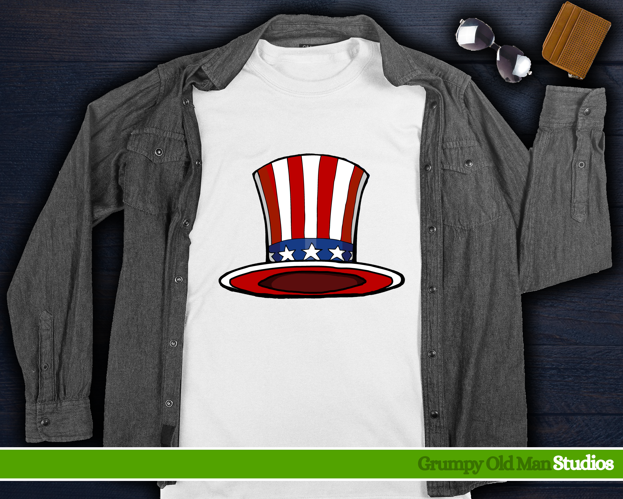 4th Of July Hats Stock Illustration - Download Image Now - Top Hat