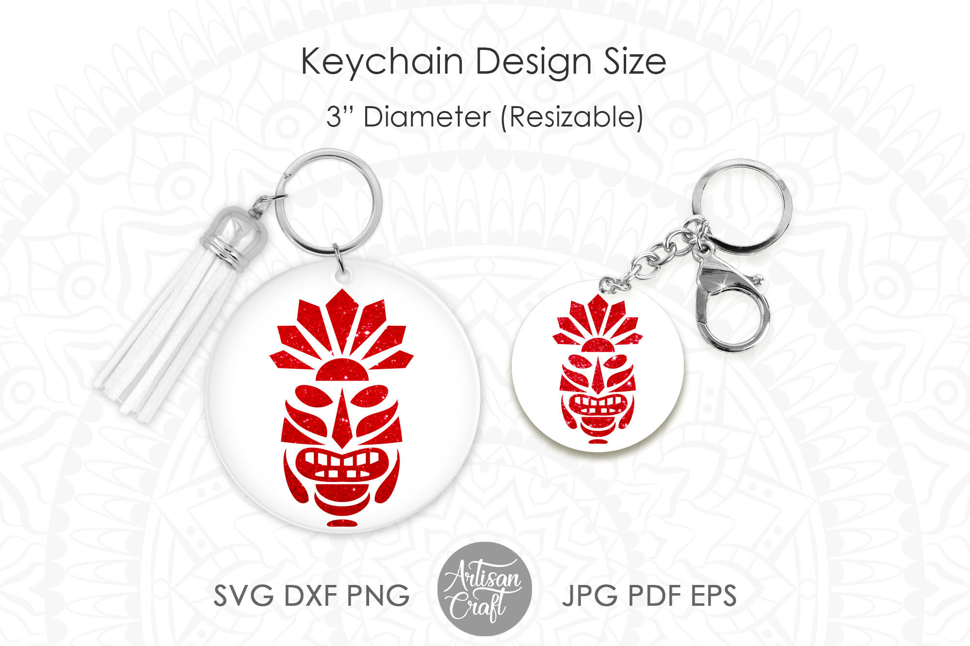 Free Keychain Svg Size