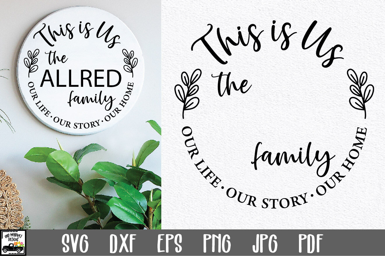 Download This Is Us Svg File Family Name Monogram Svg By Shannon Keyser Thehungryjpeg Com