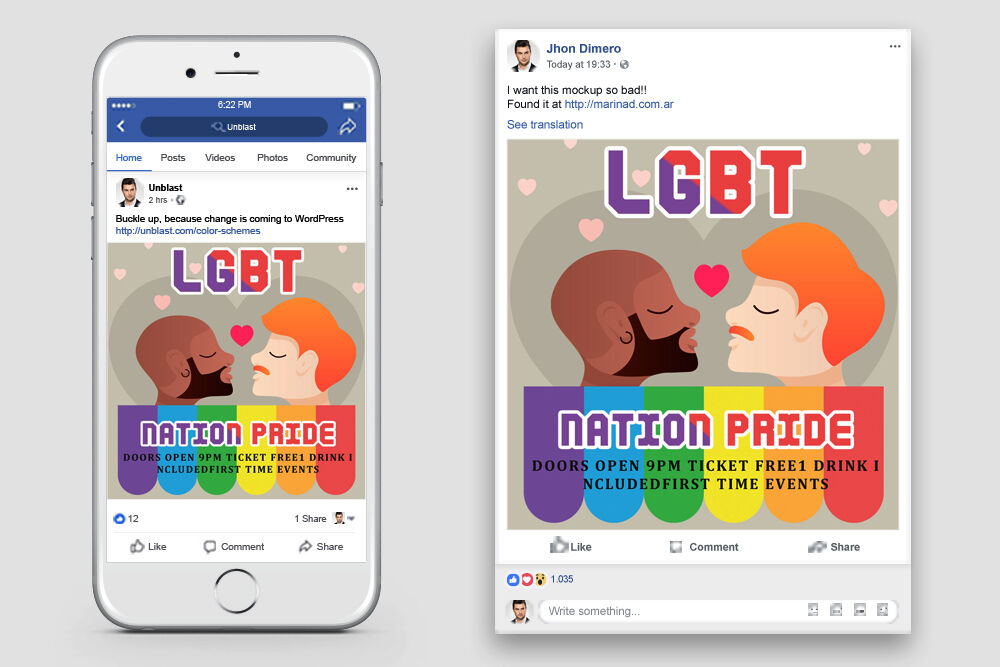 Lgbt Pride Month Facebook Post Banner By Designhub Thehungryjpeg Com
