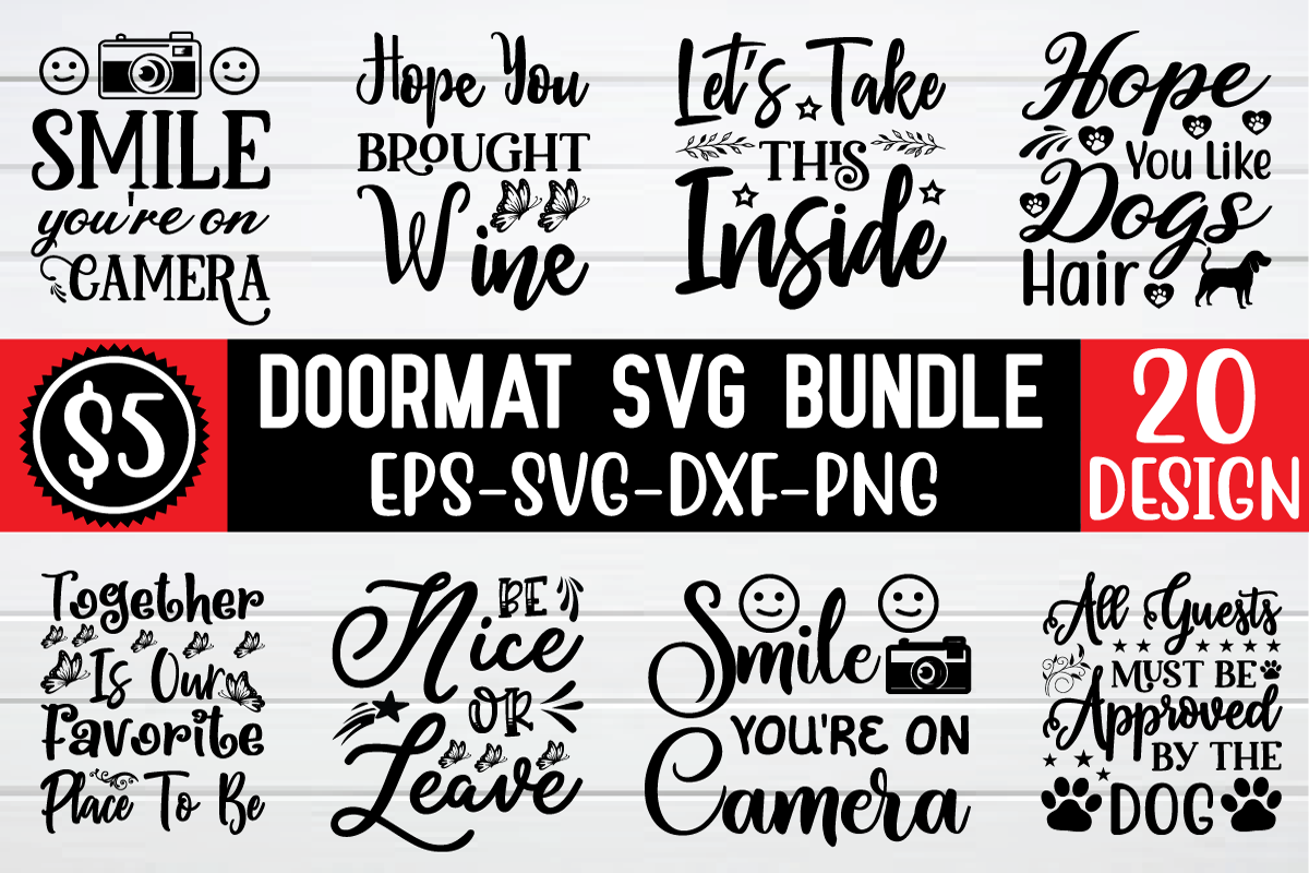 Download Doormat Svg Bundle Vol 2 By Bdb Graphics Thehungryjpeg Com