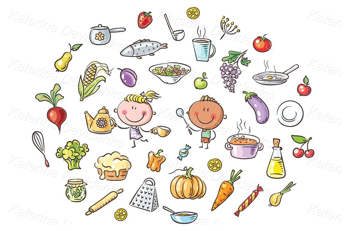 Food Sketch PNG Transparent Images Free Download | Vector Files | Pngtree
