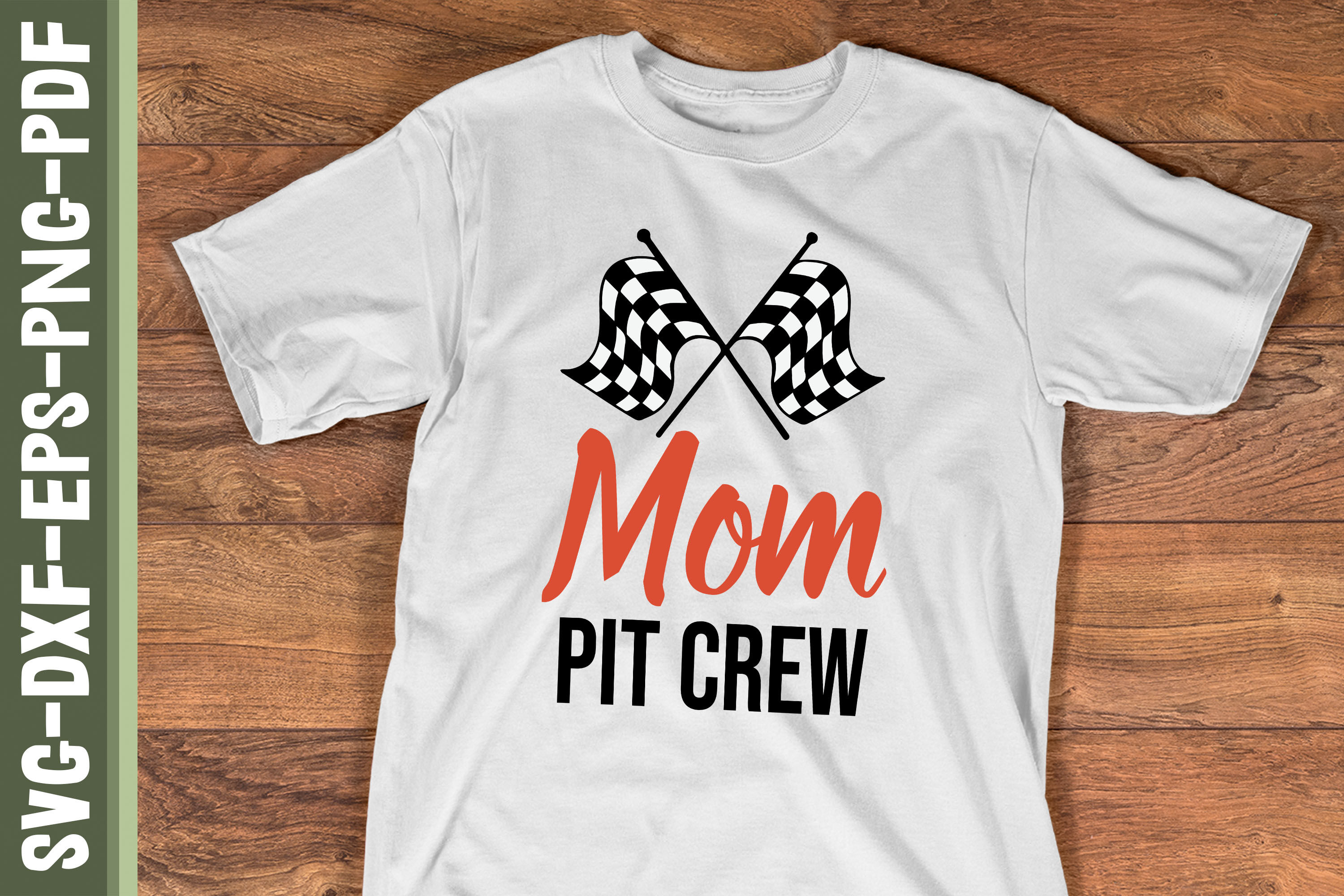 Mom Pit Crew Mother's Day Gift By JobeAub | TheHungryJPEG