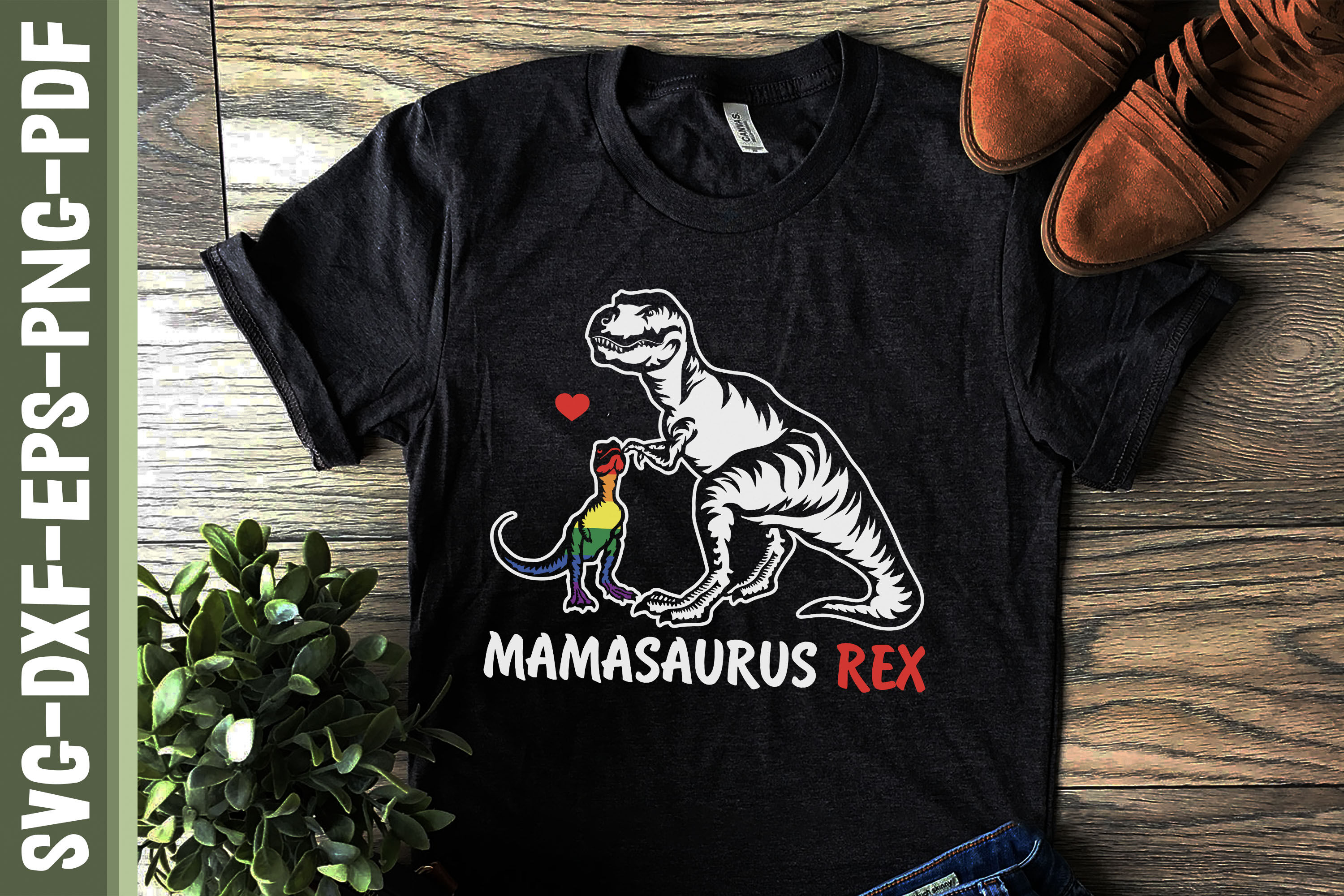 Download Mamasaurus Rex Lgbtq Proud Lgbtq Rights By Jobeaub Thehungryjpeg Com