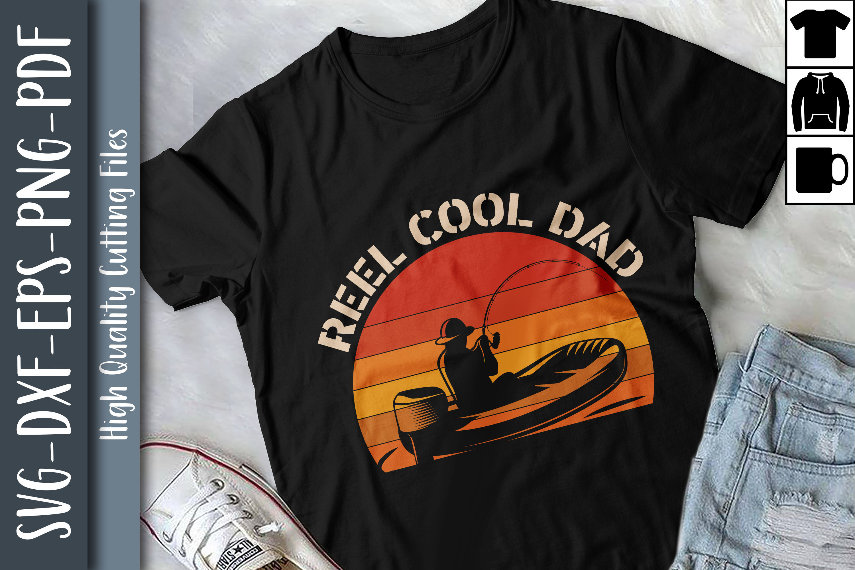 Reel Cool Dad Father's Day Gift Fishing By Unlimab