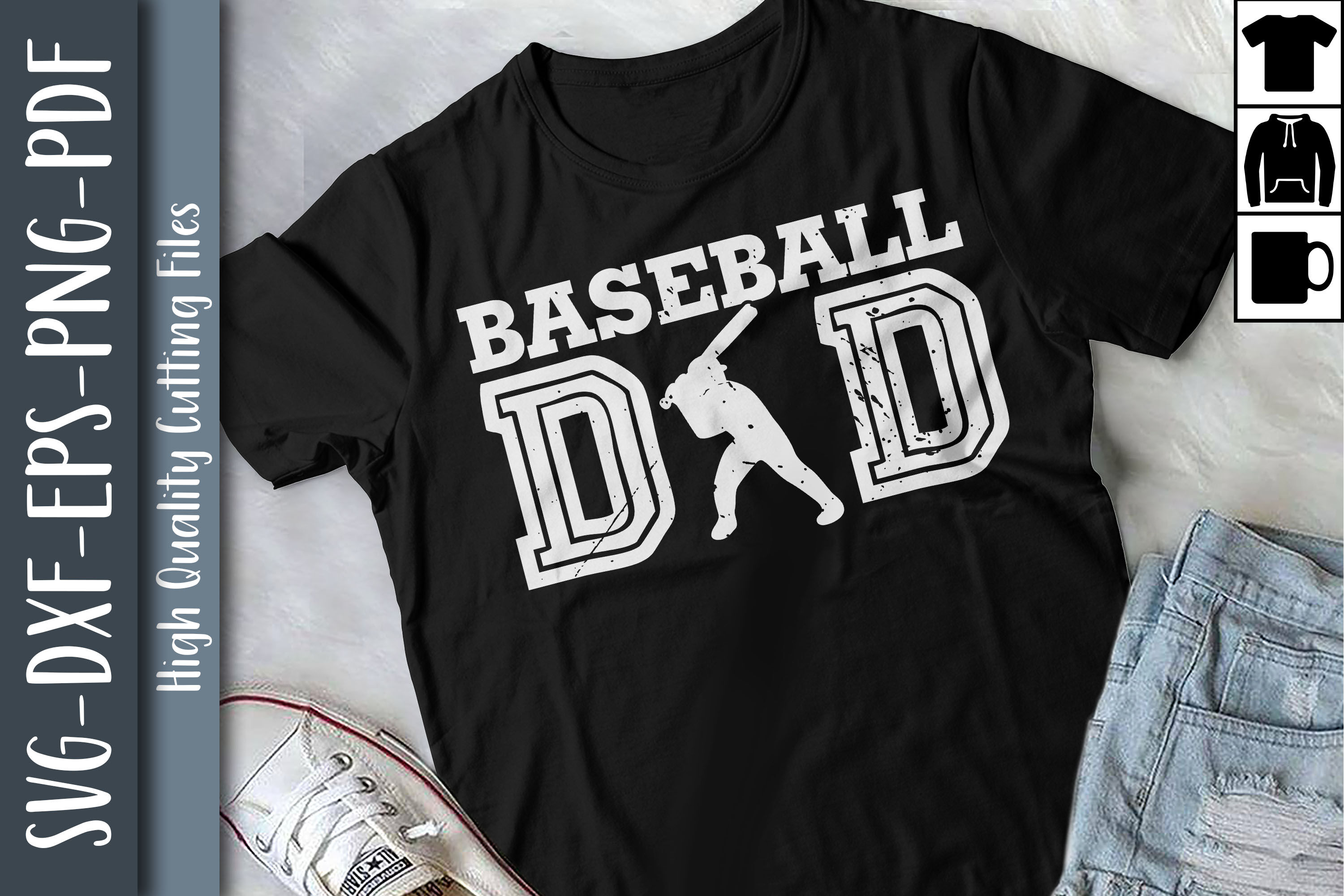 Baseball Dad Father's Day Png Tshirt