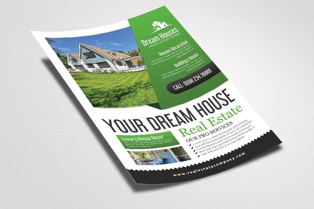 House For Sale Flyer/Poster By Designhub | TheHungryJPEG