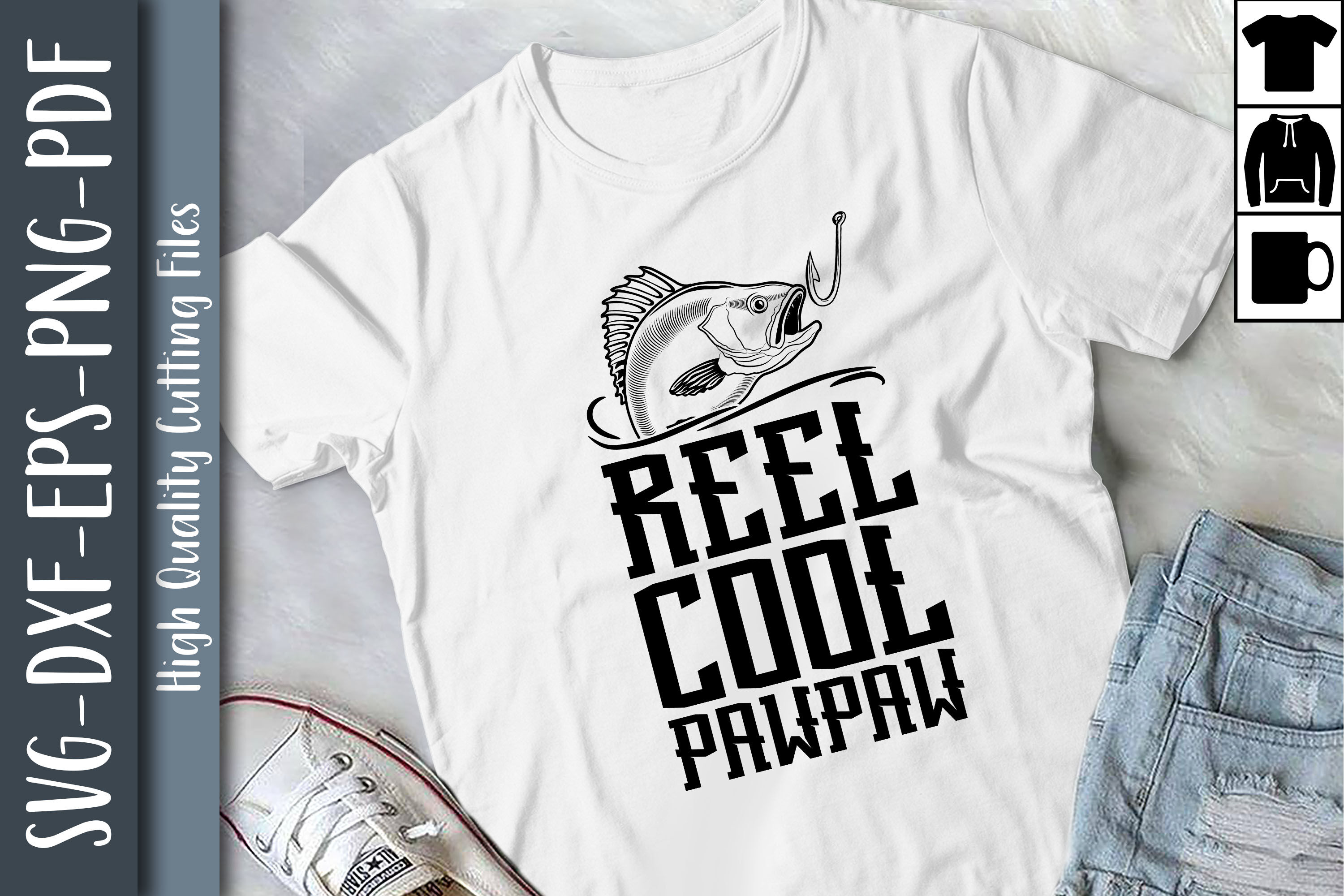 Reel Cool Pawpaw Father's Day Gift Fish By Unlimab