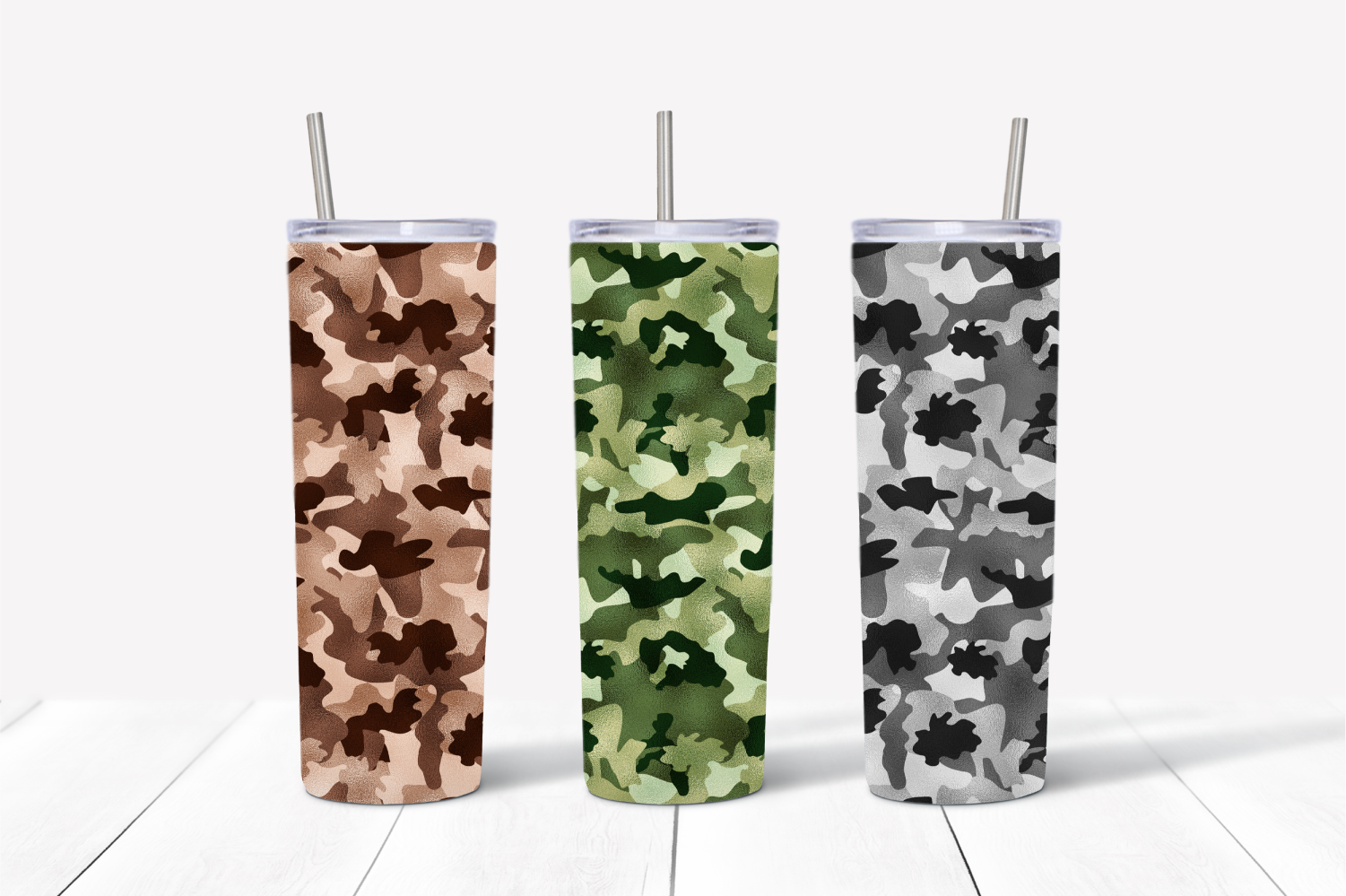 Turkey Camouflage Sublimation Design Digital Download 20oz Skinny Tumbler
