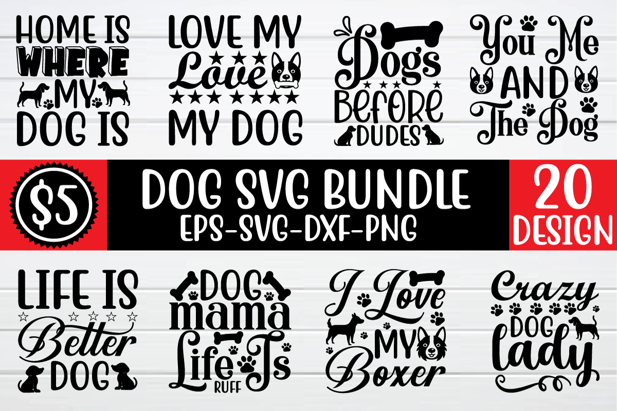 Download dog svg bundle vol 6 By BDB graphics | TheHungryJPEG.com