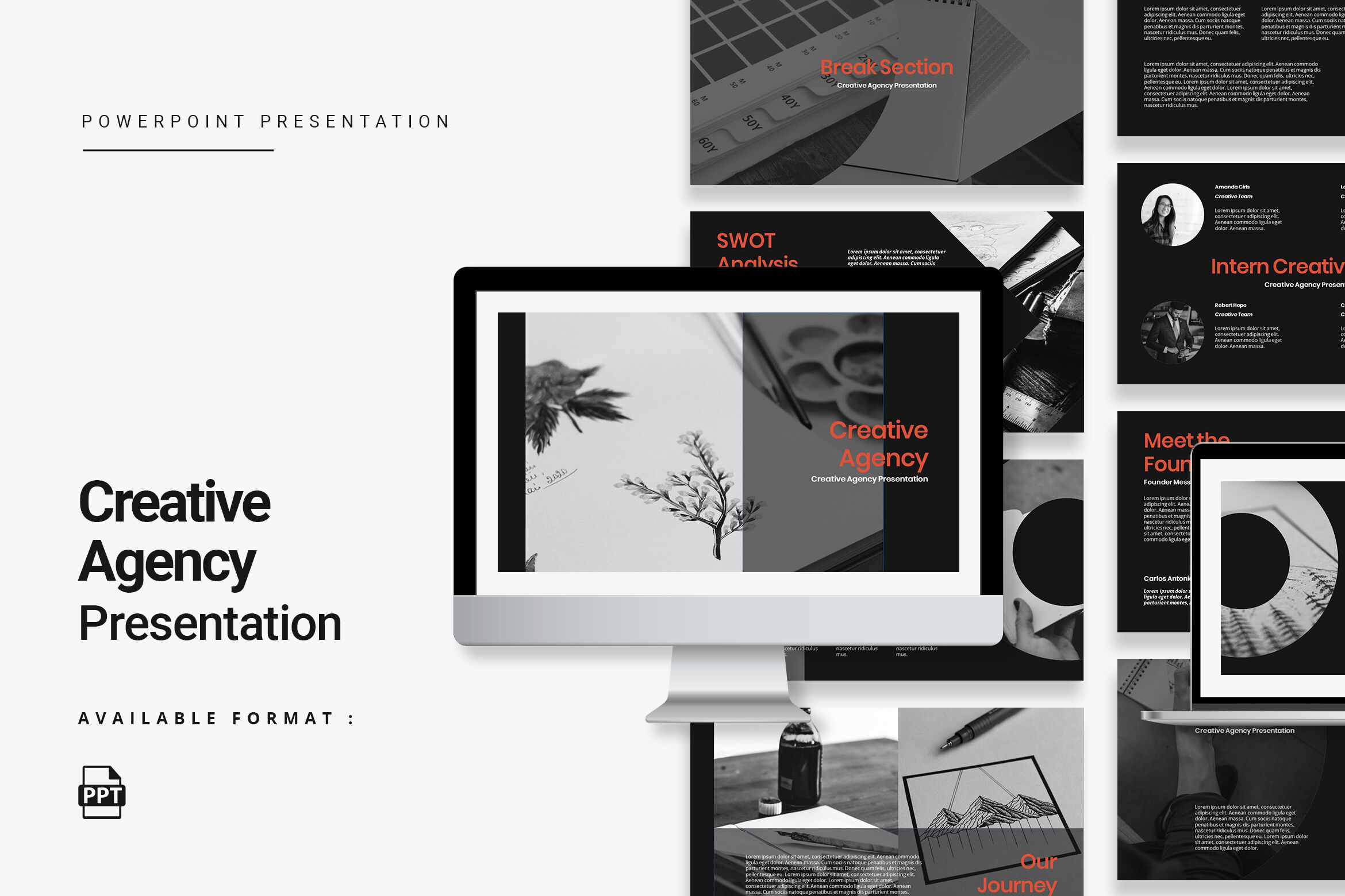 creative agency presentation template