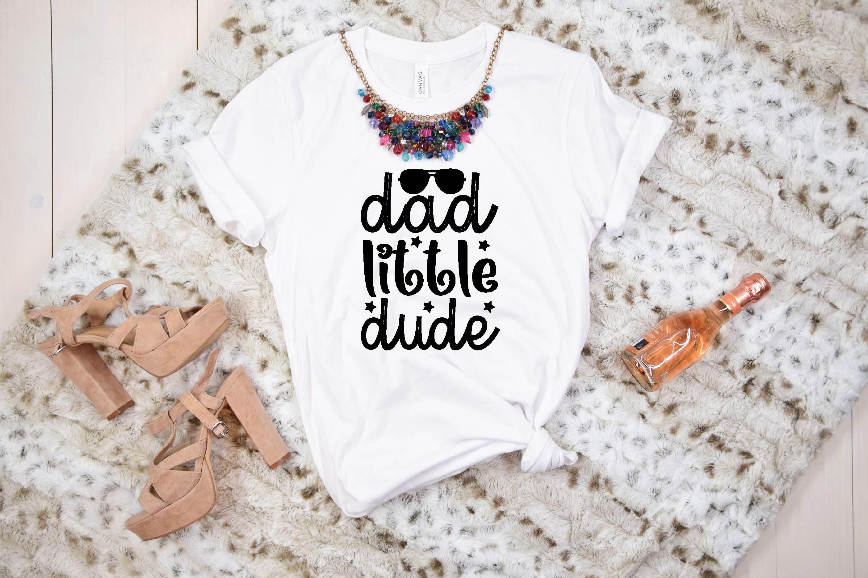 Baby Boy Daddy's Little Man Svg Toddler Shirt & Onesie Svg Daddy's Little Man PNG| Little Man Kids Sublimation Print