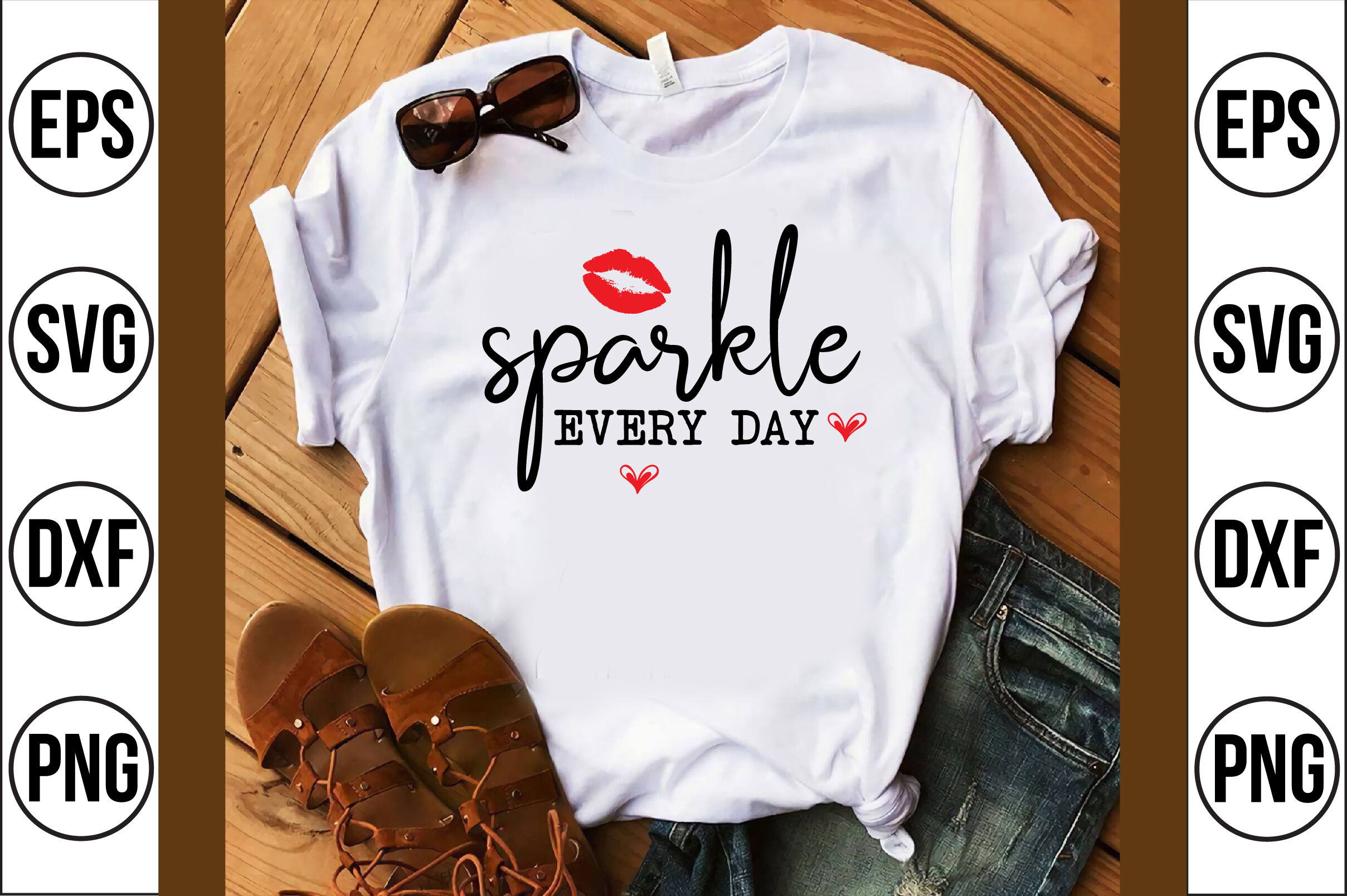 sparkle every day svg cut file By teebusiness | TheHungryJPEG