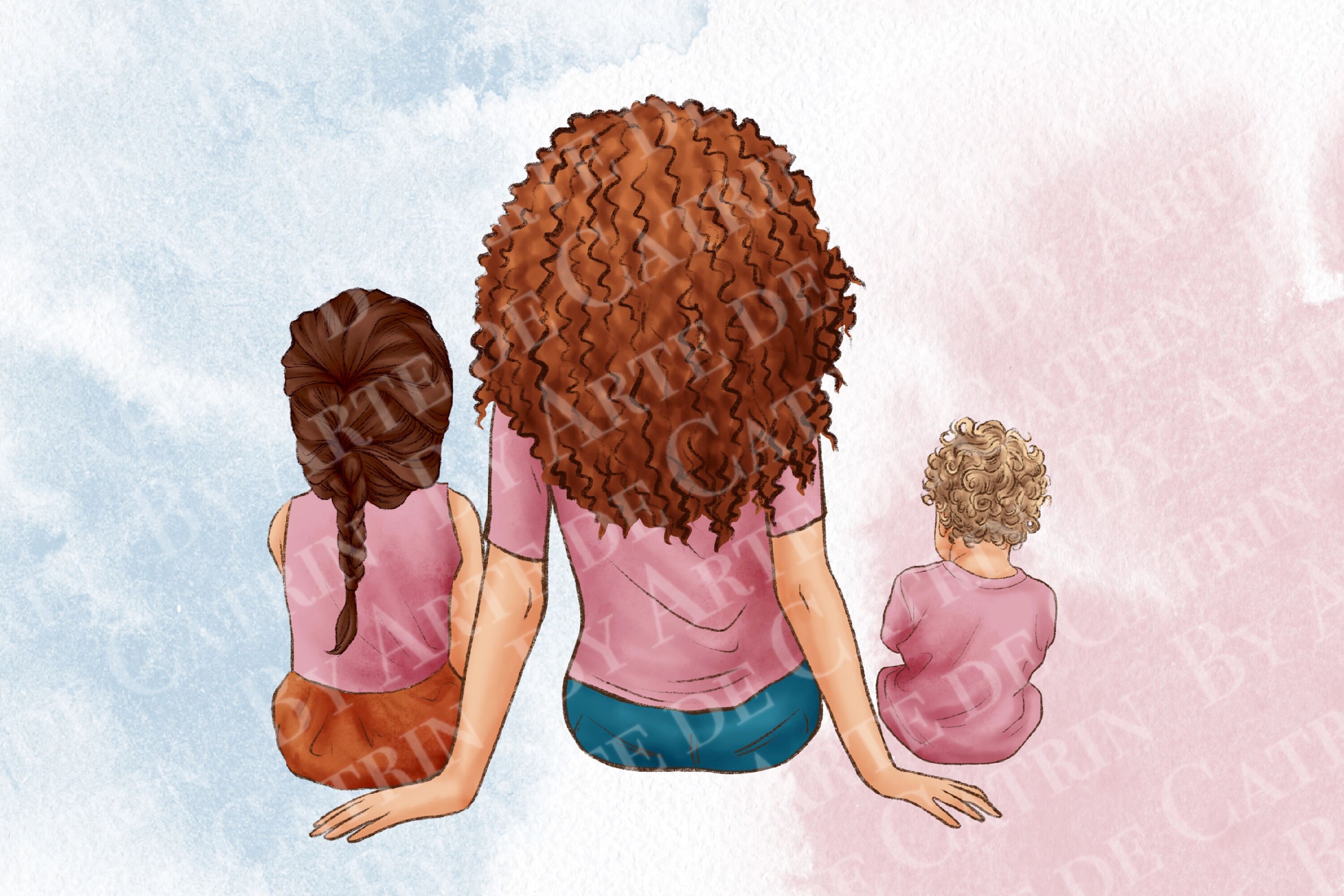 Big Family Clipart, Parents Clipart By ArtedeCatrin | TheHungryJPEG