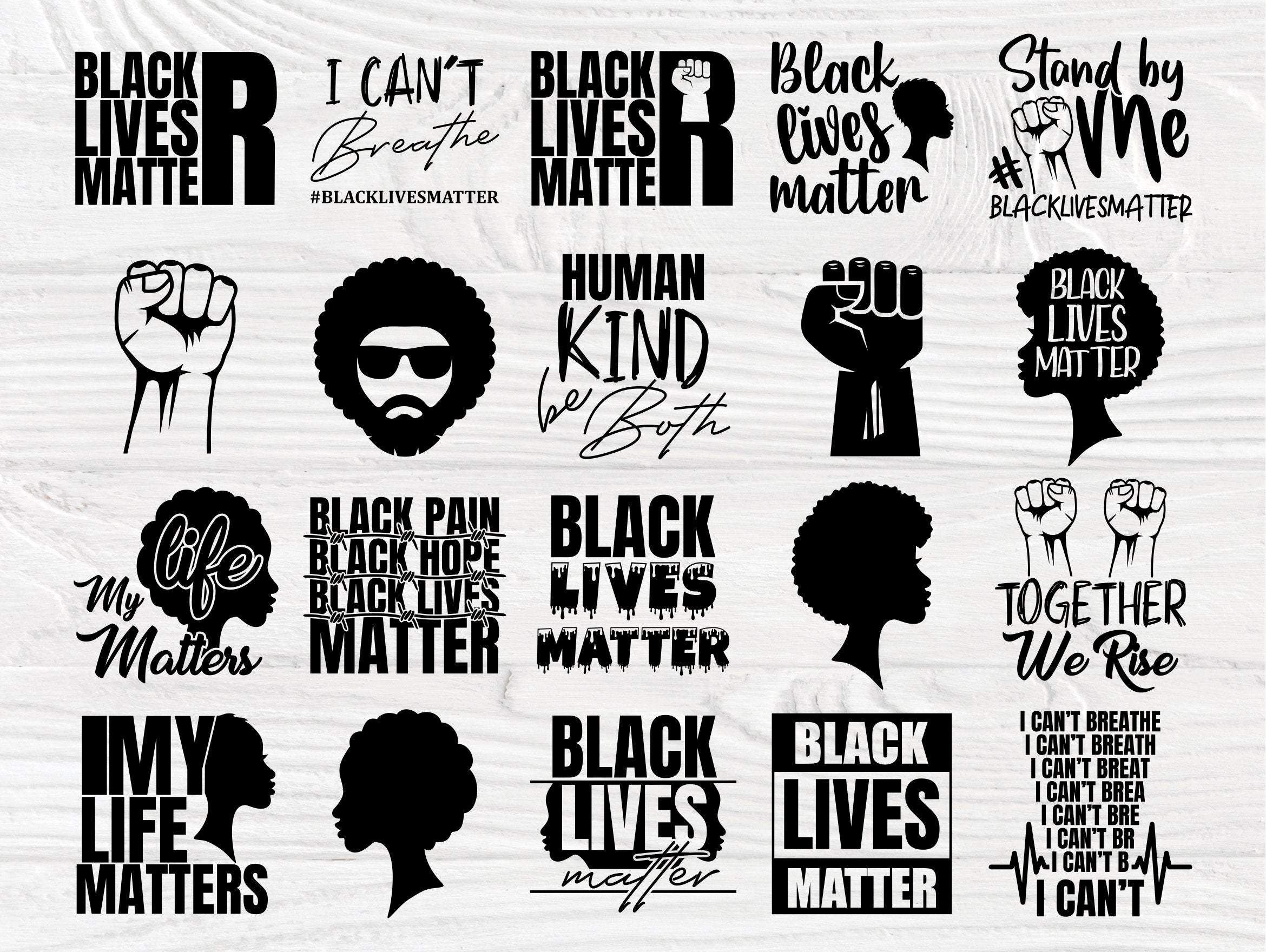 Black Lives Matter SVG Bundle Bundle · Creative Fabrica