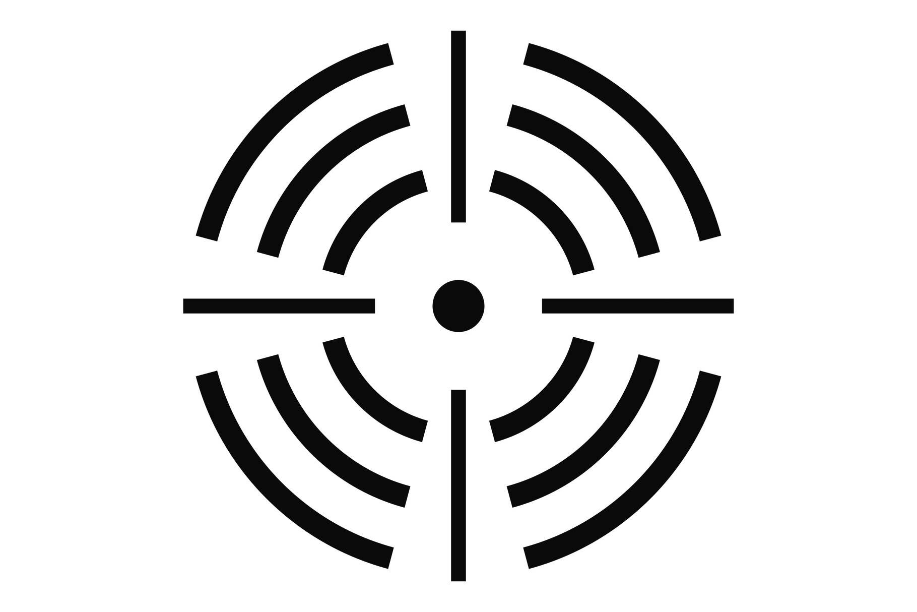 Round target icon, simple style. By Anatolir56 | TheHungryJPEG