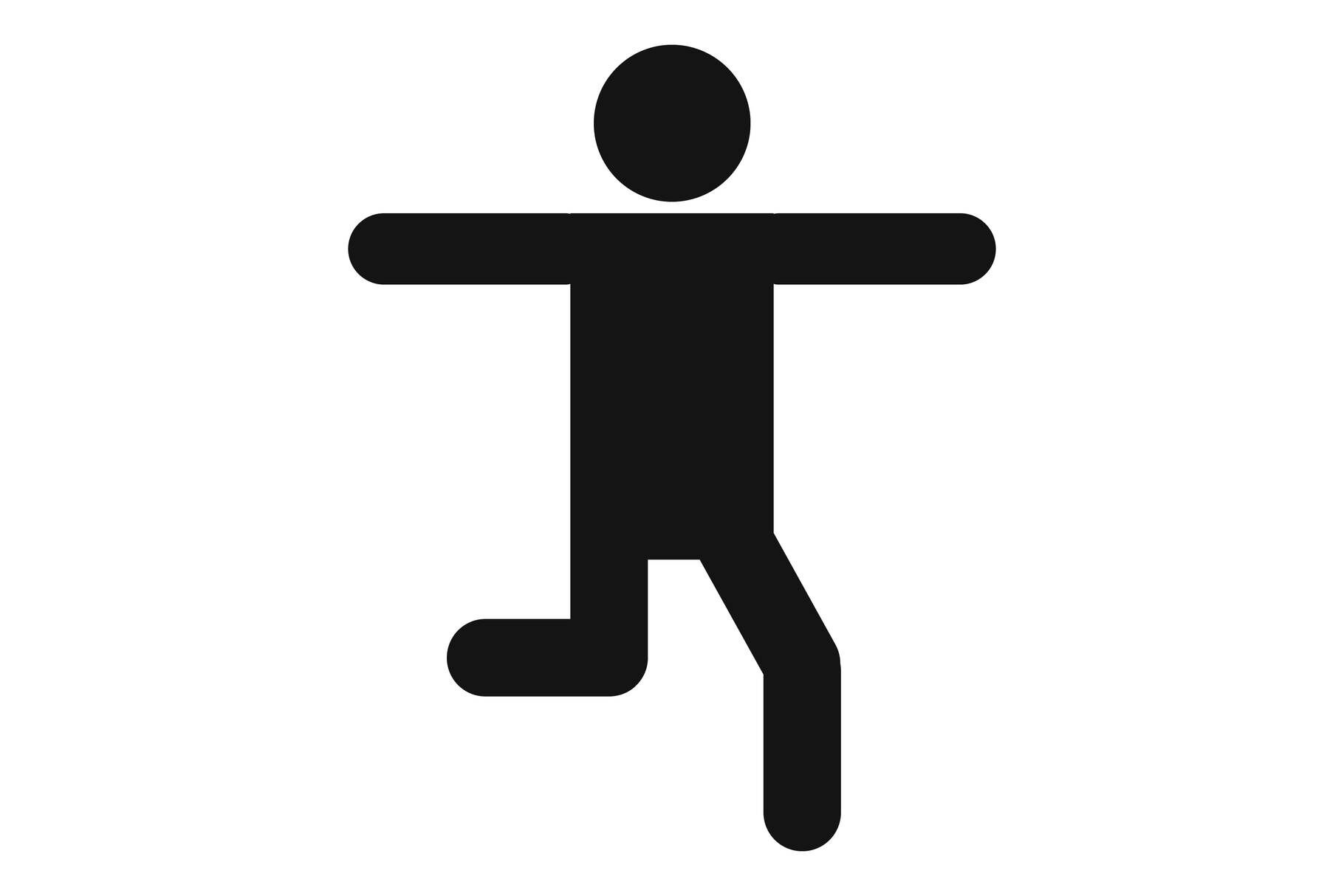 Stick Figure Stickman Icon Pictogram Graphic by anatolir56