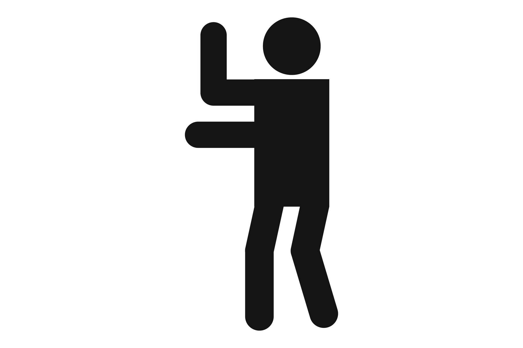 Stick figure stickman icon pictogram vector simple By Anatolir56 ...