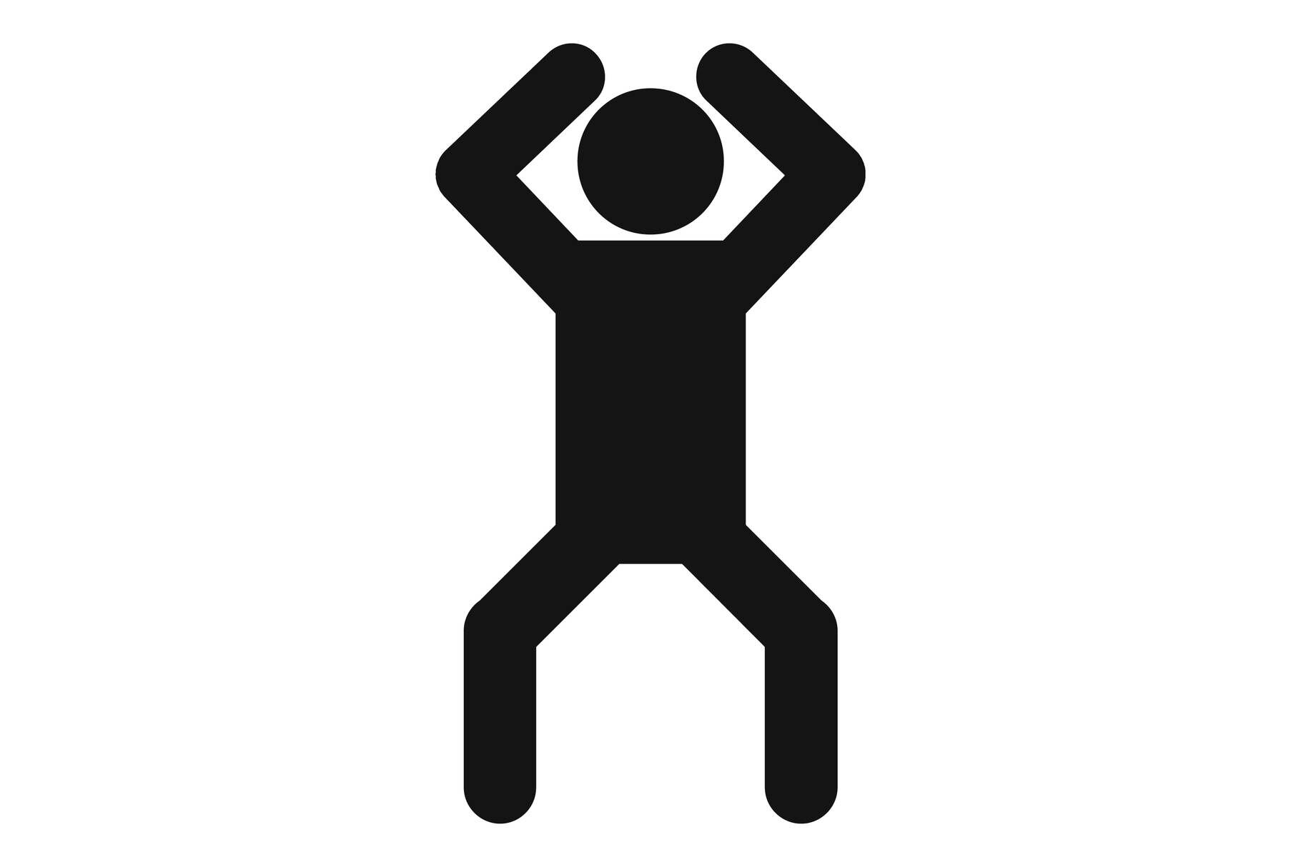 Stick figure stickman icon pictogram vector simple 14526816 Vector Art at  Vecteezy