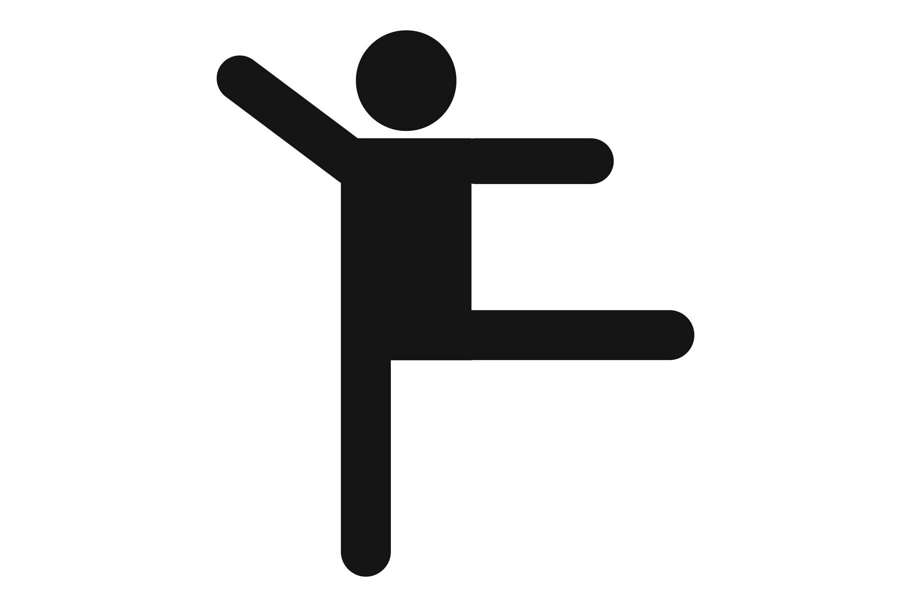 Stick Figure Stickman Icon Pictogram Graphic by anatolir56