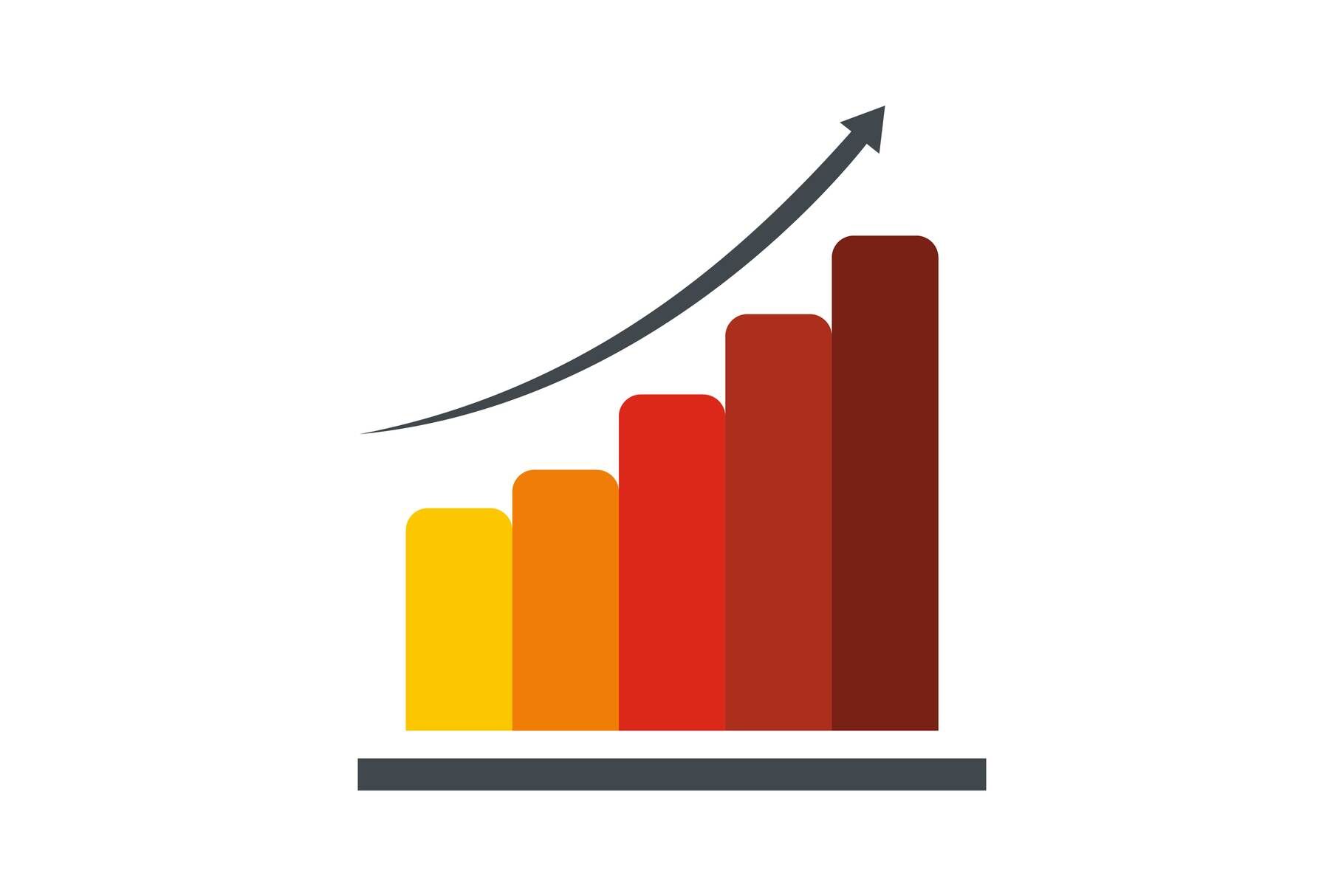 Diagram icon vector flat By Anatolir56 | TheHungryJPEG