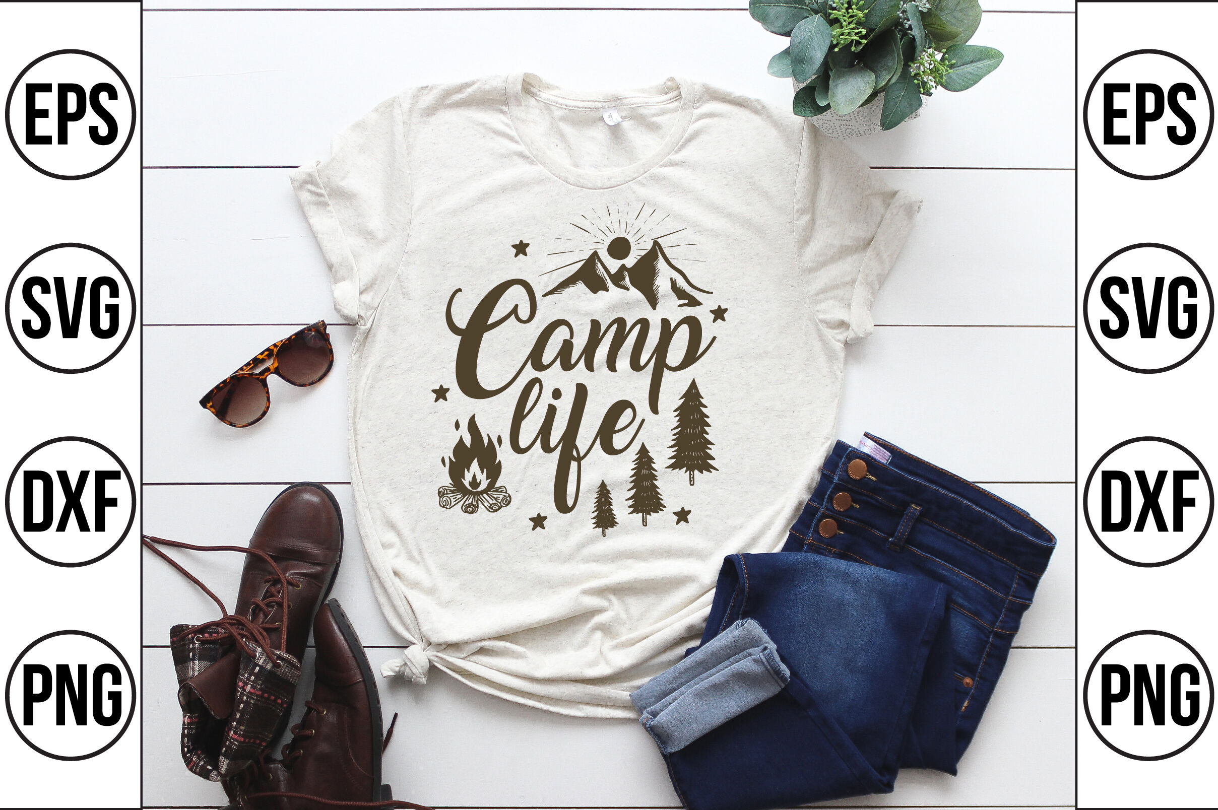 camp life svg cut file By teebusiness | TheHungryJPEG.com