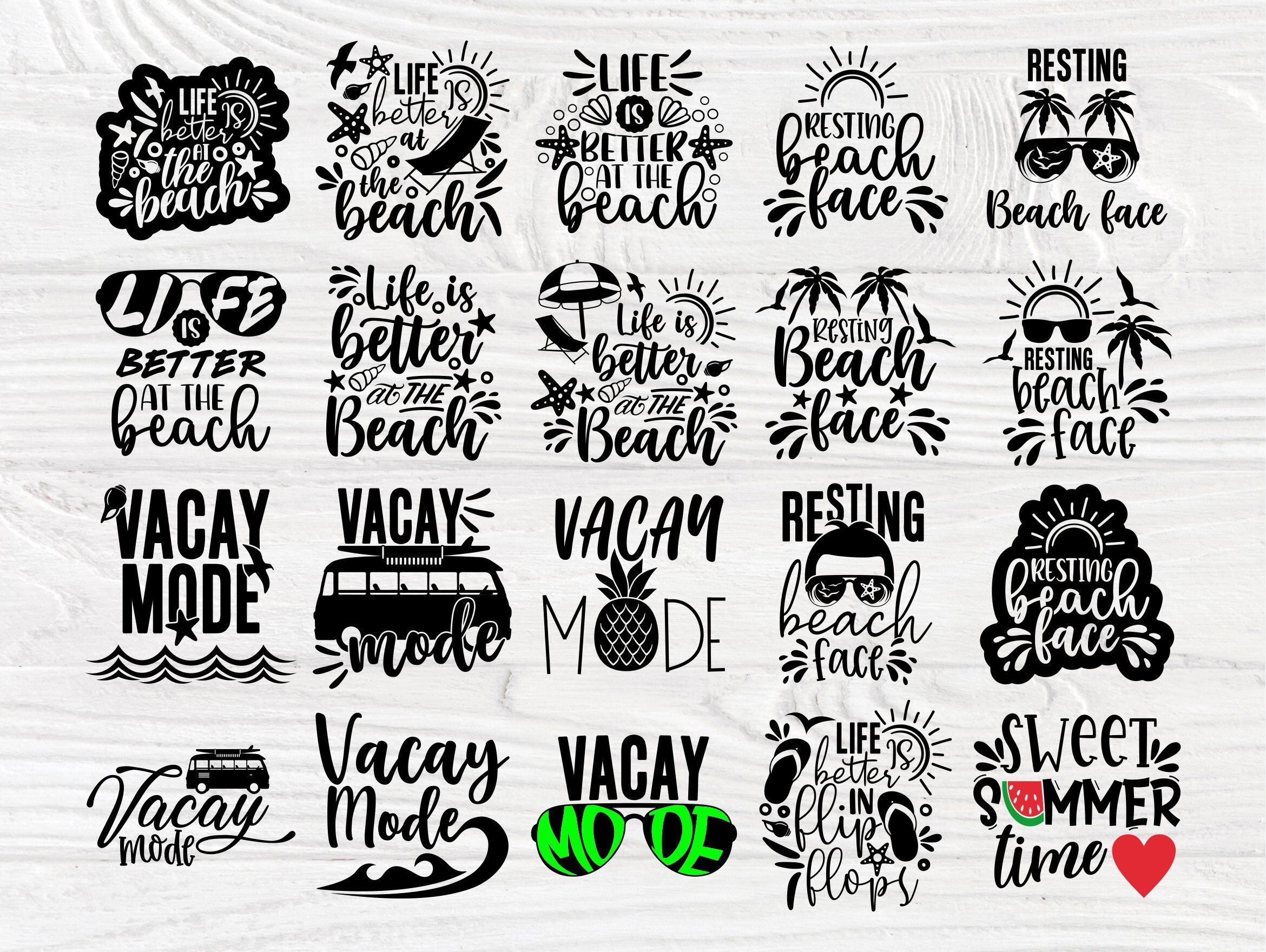 Beach Life SVG Bundle, Beach Quotes, Summer Shirts By TonisArtStudio ...