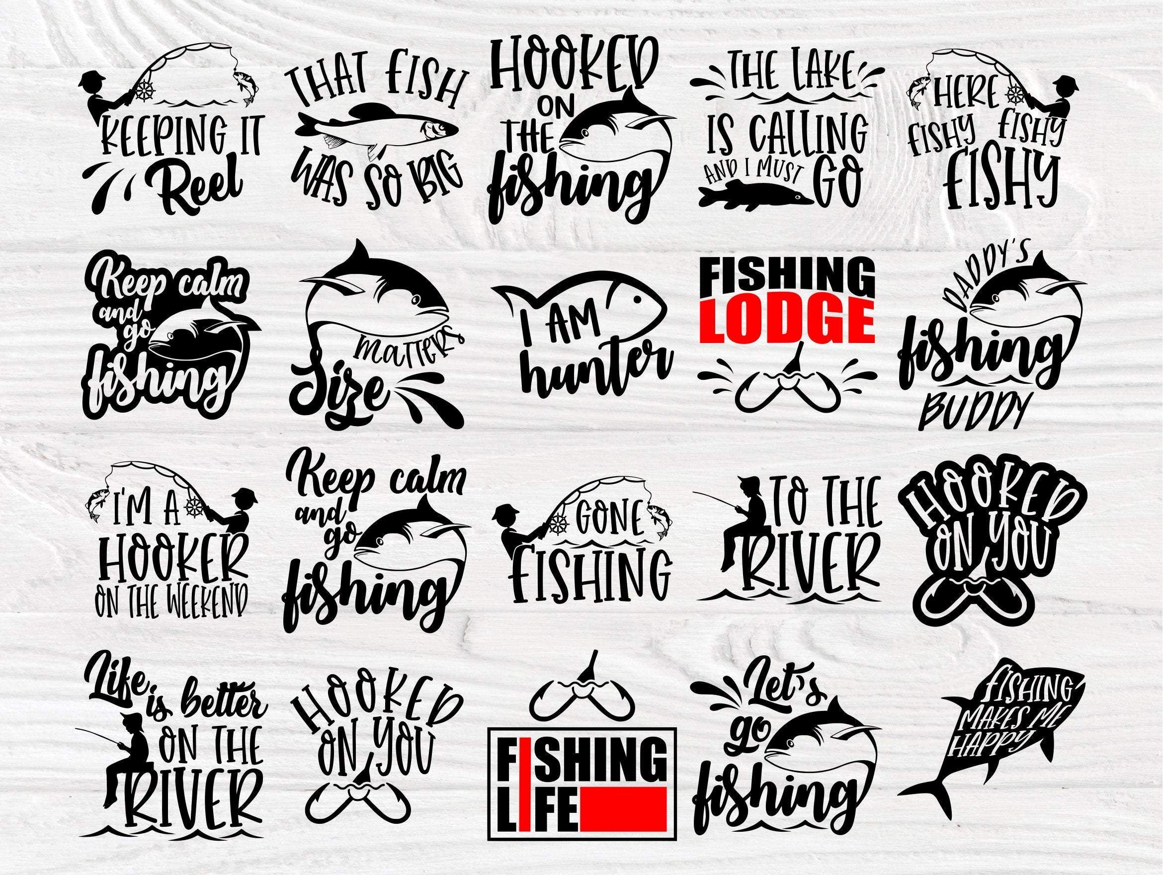 Fishing SVG Cut Files, Fish Svg Bundle, Funny Svg By TonisArtStudio