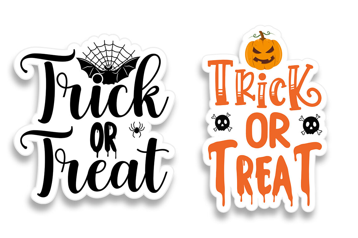 Halloween Stickers SVG Bundle By Regulrcrative | TheHungryJPEG