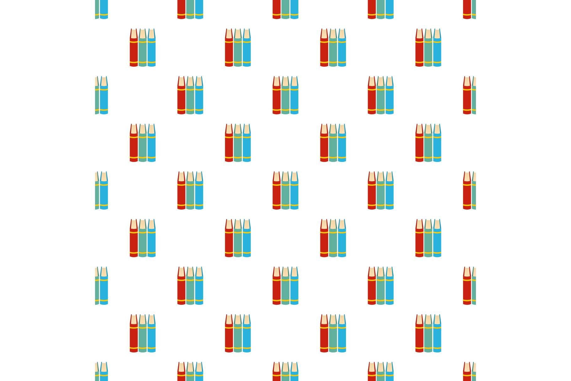 Book pile pattern seamless By Anatolir56 | TheHungryJPEG