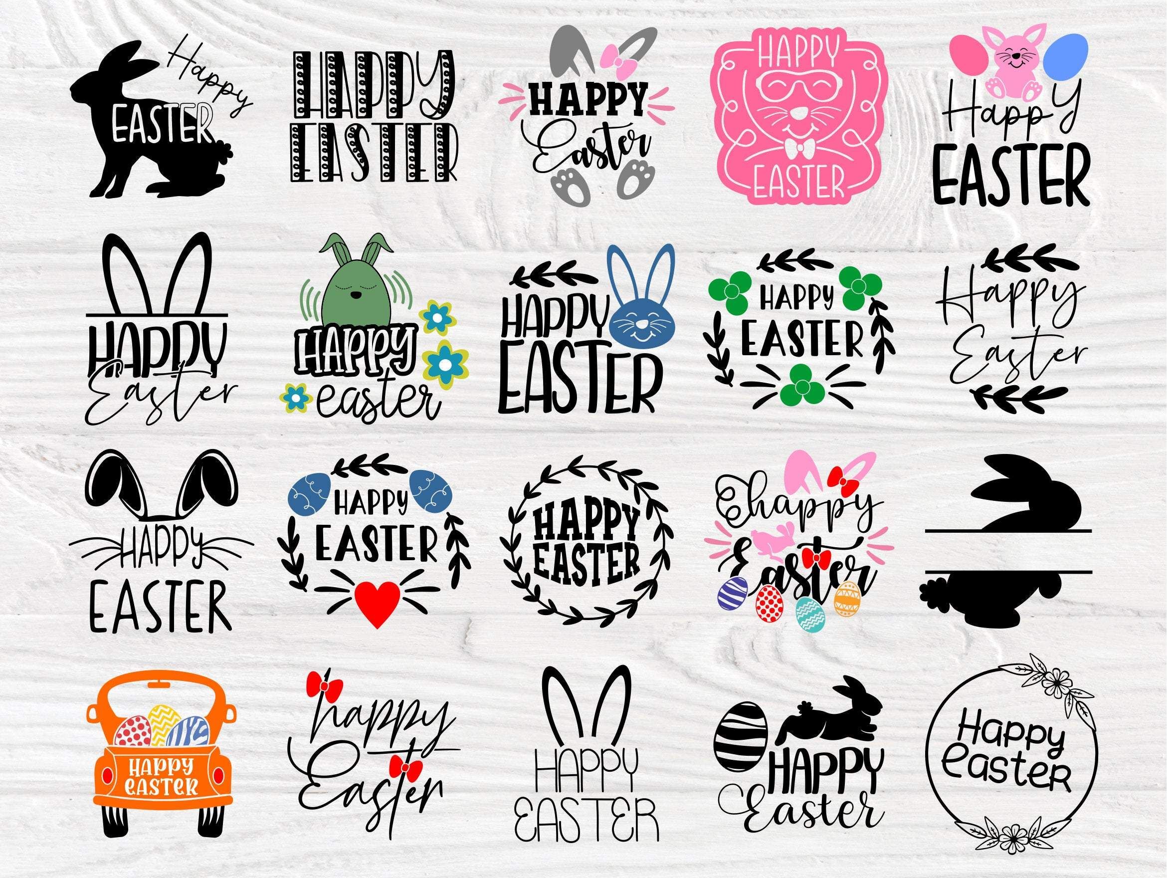 20 Happy Easter SVG Bundle By TonisArtStudio | TheHungryJPEG