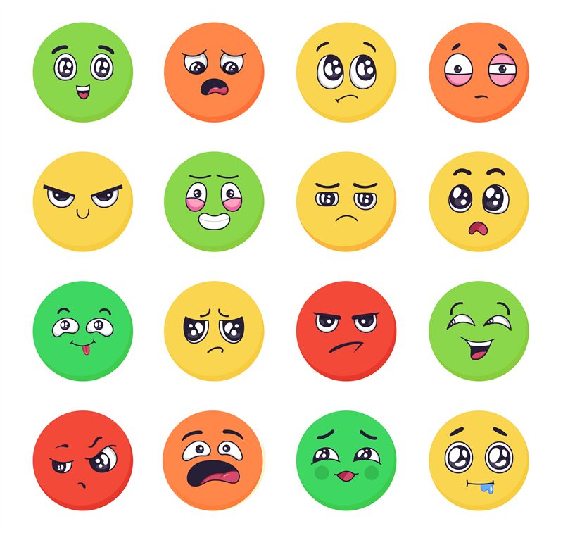 emotions faces angry