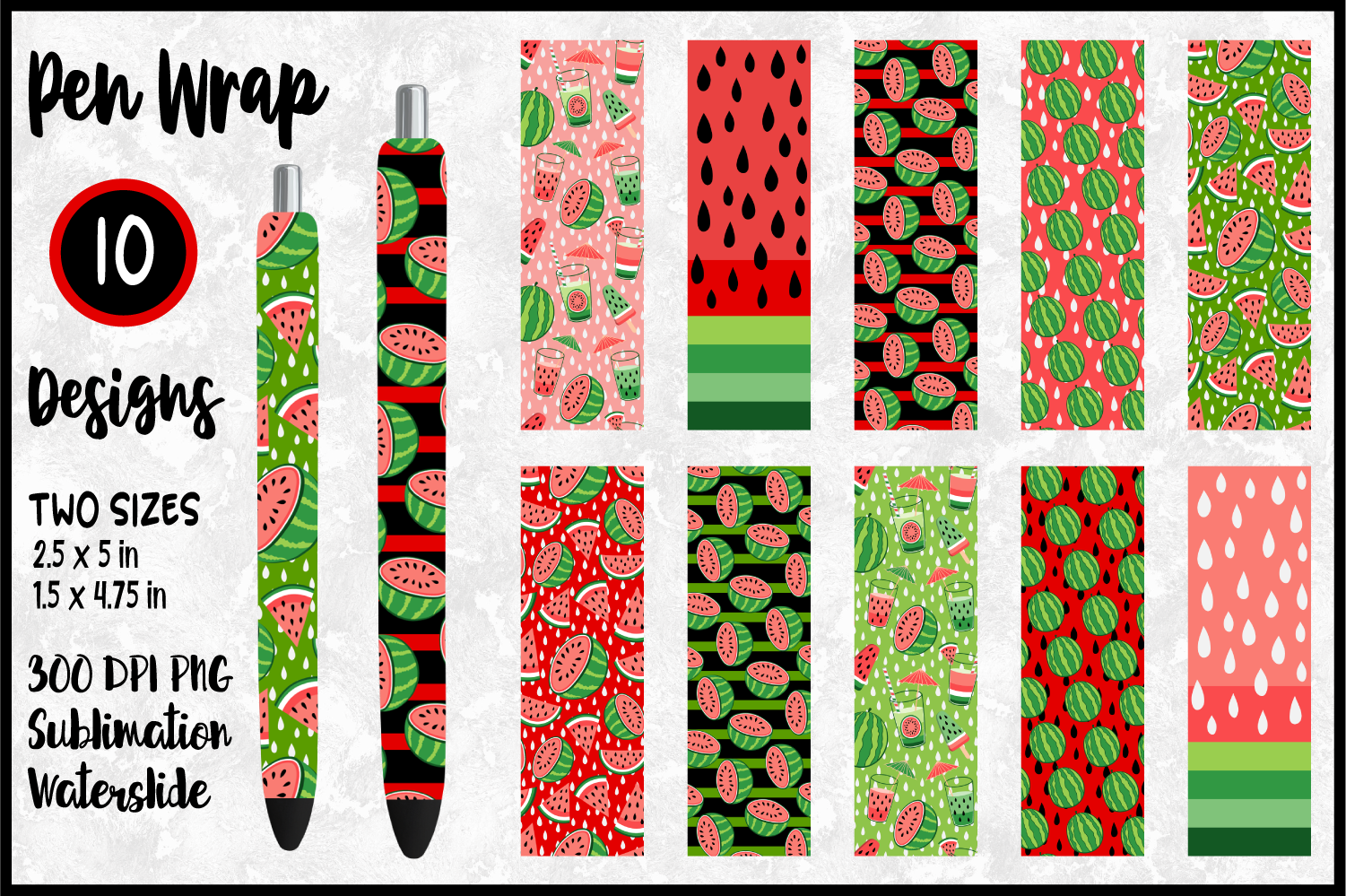 Sublimation pens PNG / Flower Pen Wrap Sublimation