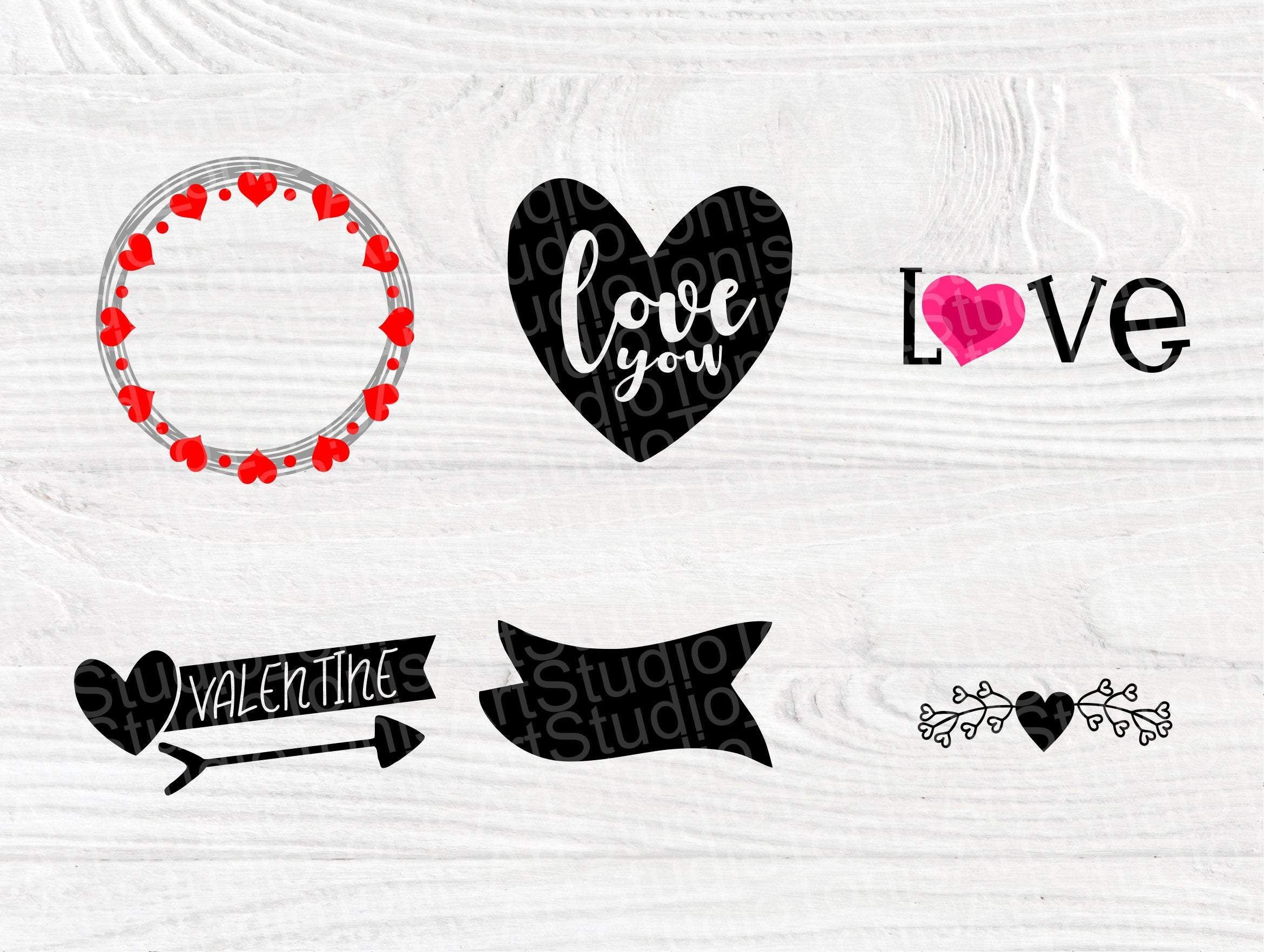 Love SVG Bundle, Love Svg, Valentines Svg, Heart Svg By TonisArtStudio ...